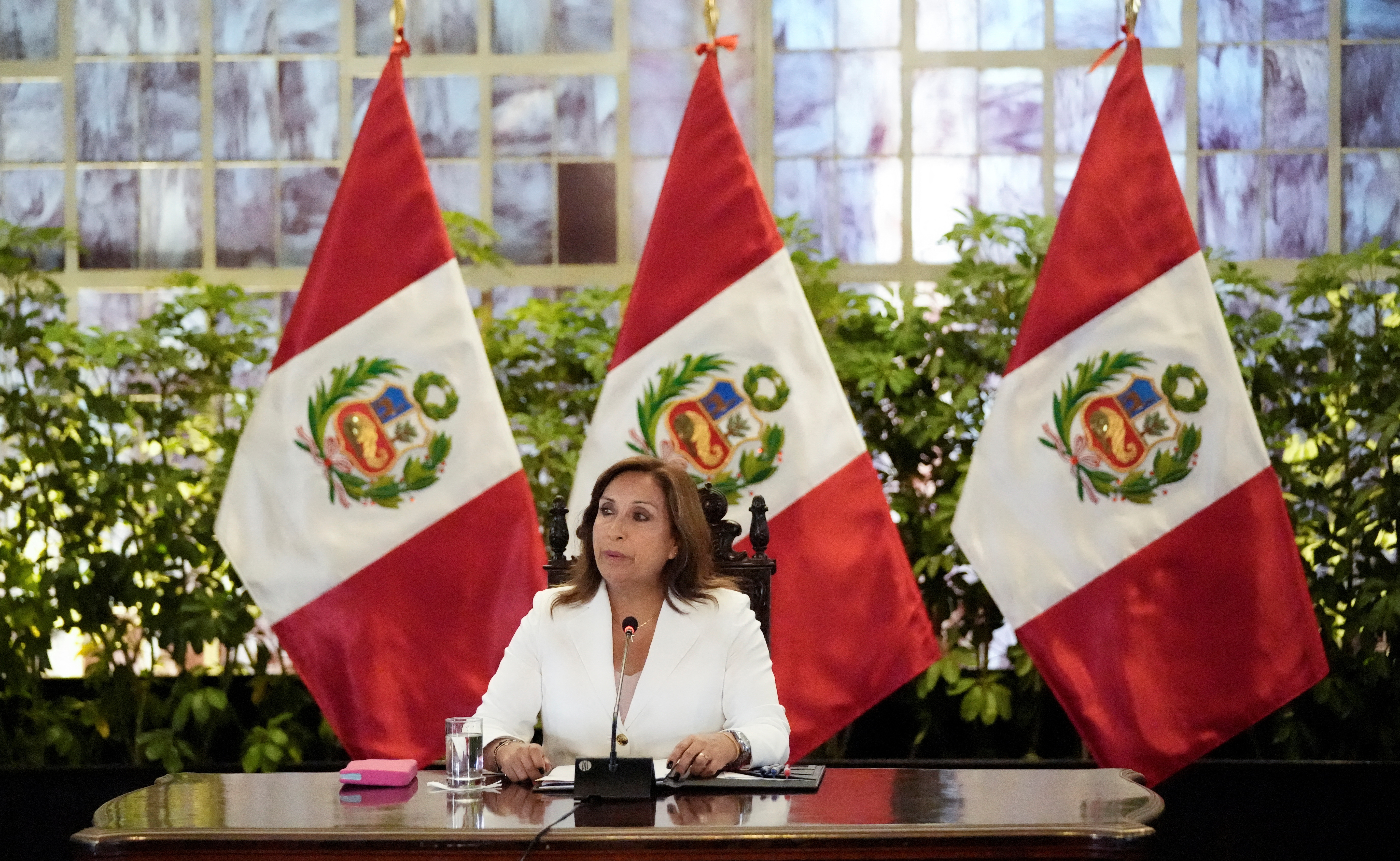 Presidenta del Perú Dina Boluarte.