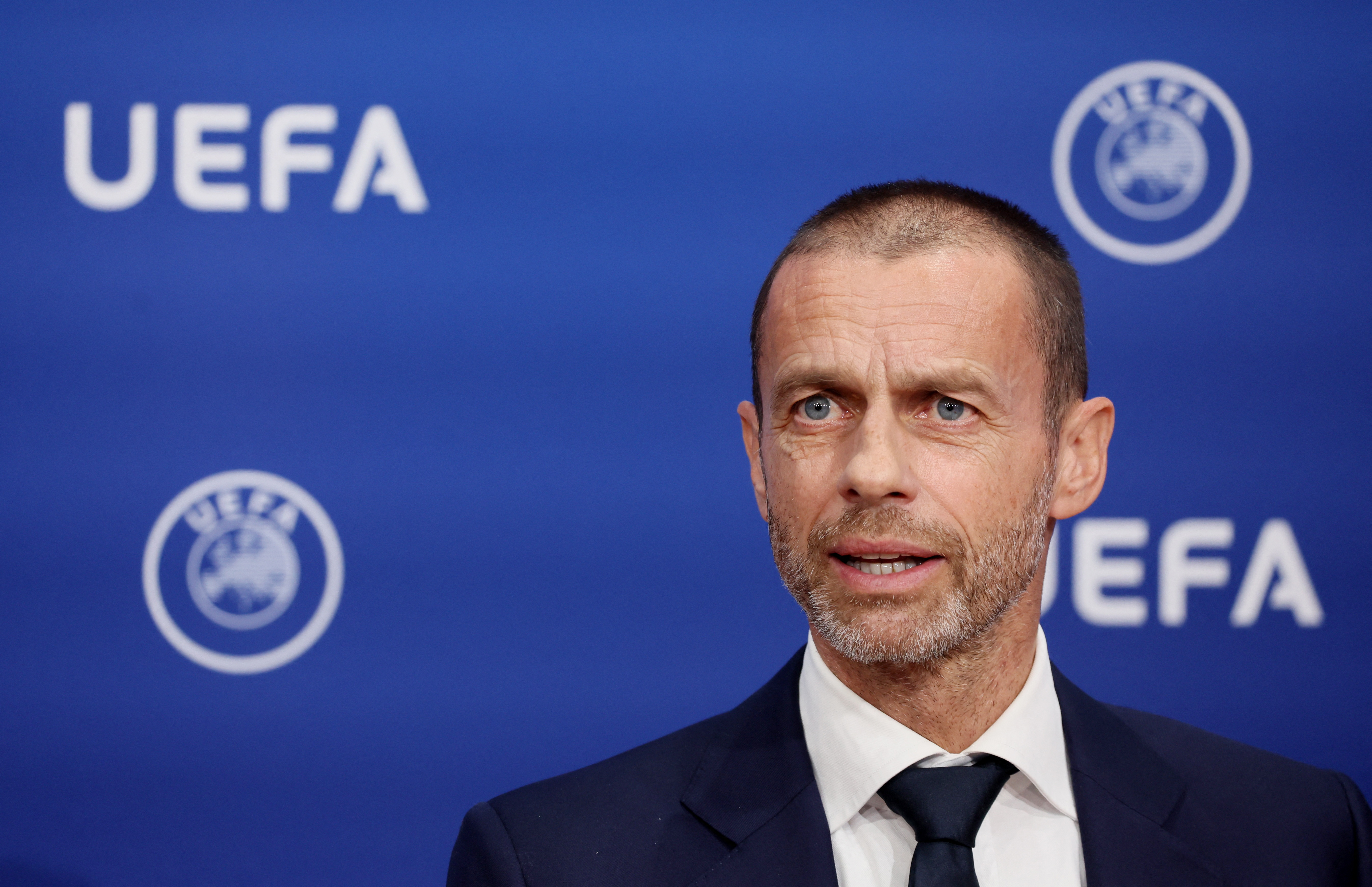 Aleksander Ceferin, presidente de la UEFA, se mostró contento con los cambios en el formato en la Champions League (Foto: REUTERS)