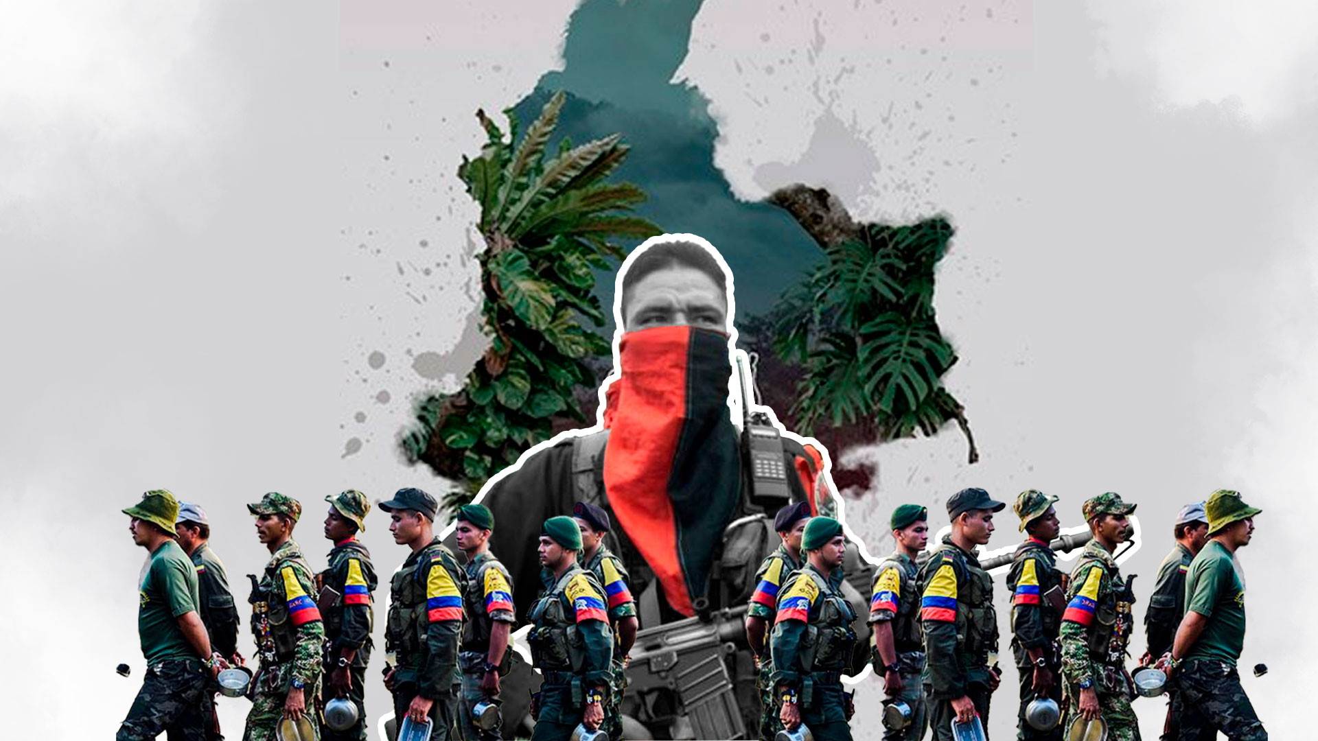 Grupos armados en la invasión de tierras en Colombia