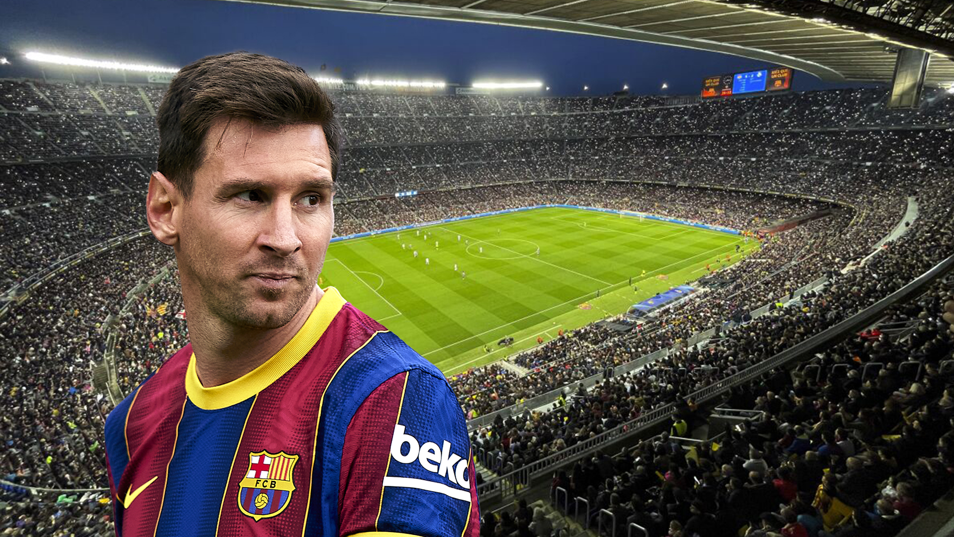 Messi y el Camp Nou: una imagen que sólo podrá volver a verse en el homenaje que prepara la institución