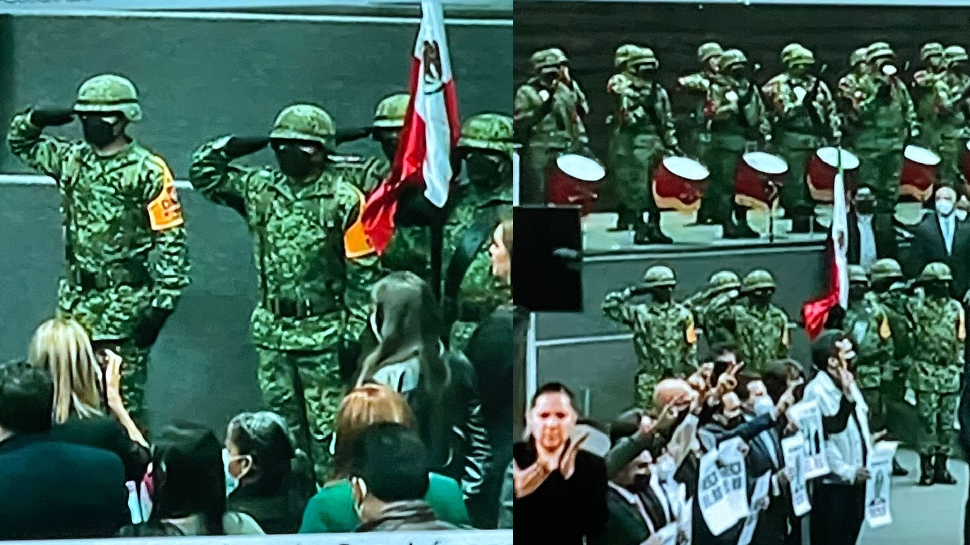 Presencia de militares en San Lázaro generó polémica durante el inicio de sesiones de la LXV Legislatura