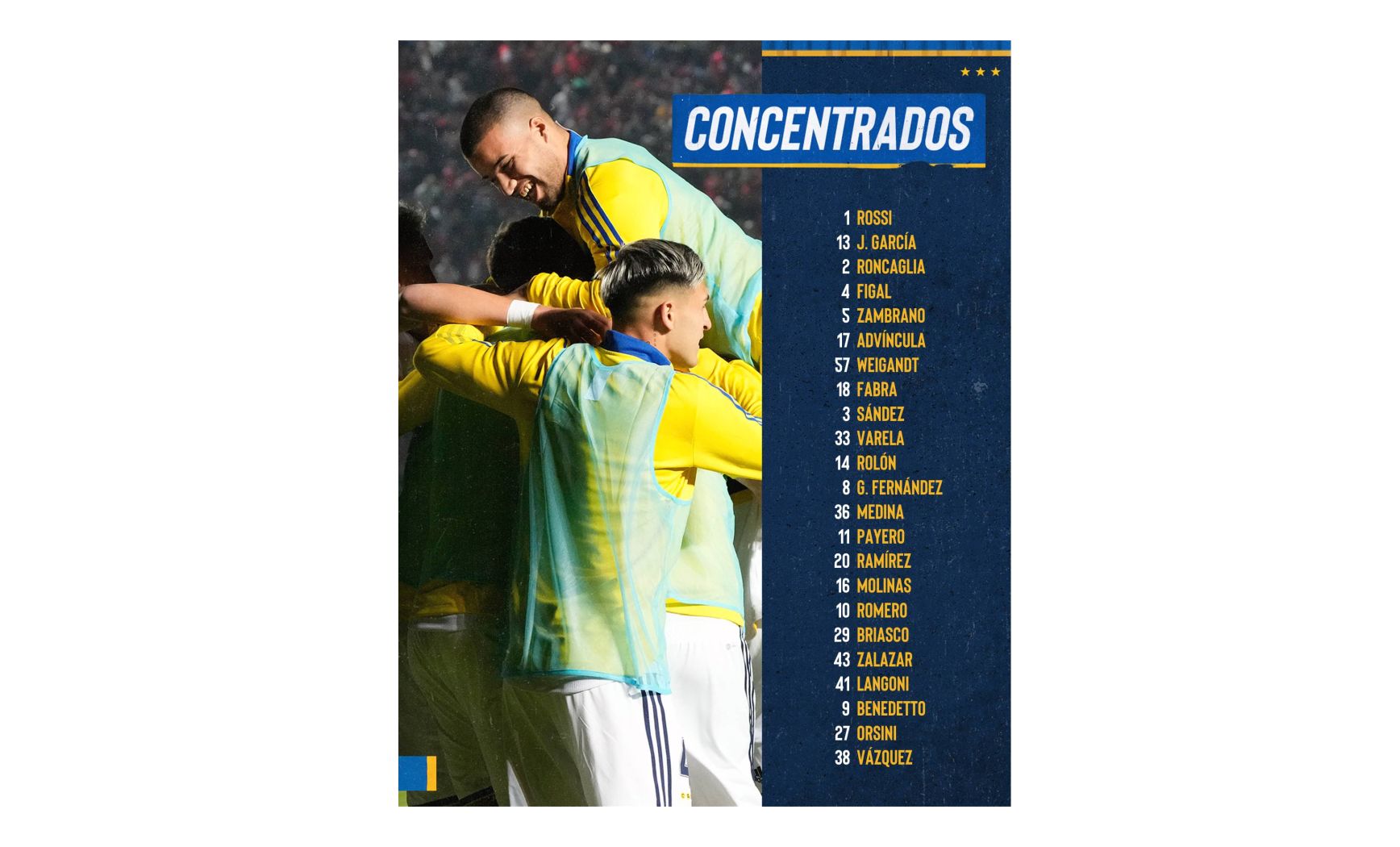 Boca vs Lanús: lista de convocados del club 'xeneize' para el duelo en Fortaleza por la Liga Argentina