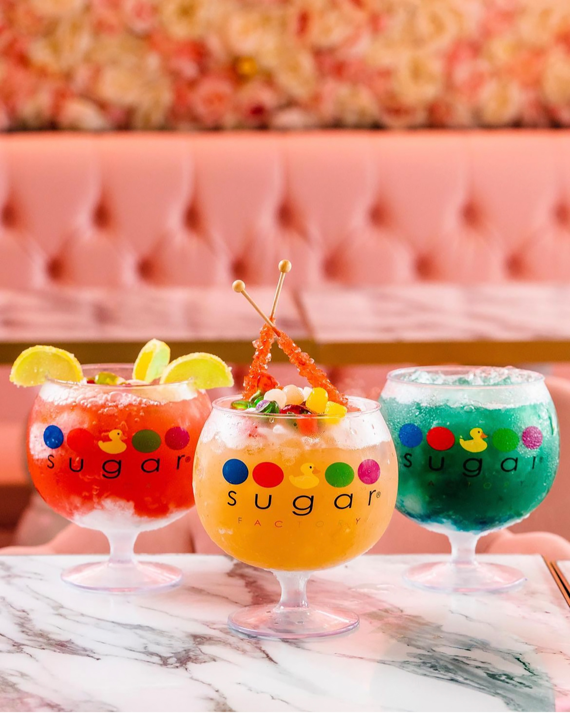 Sugar Factory has restaurants in more than 20 cities in the United States, as well as in other countries such as the United Arab Emirates