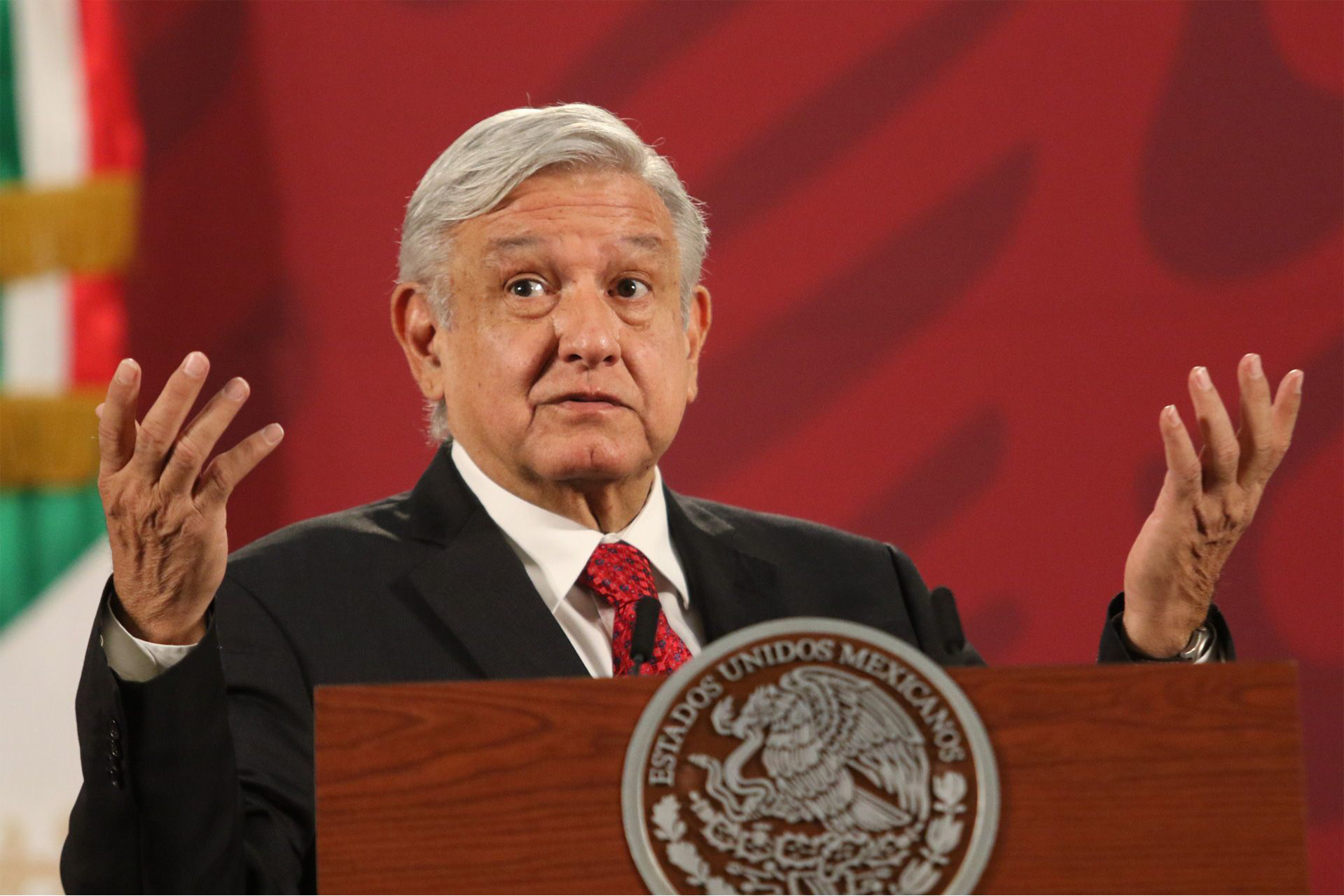AMLO once again launched himself against critics of his administration.  (MOISES PABLO/CUARTOSCURO)
