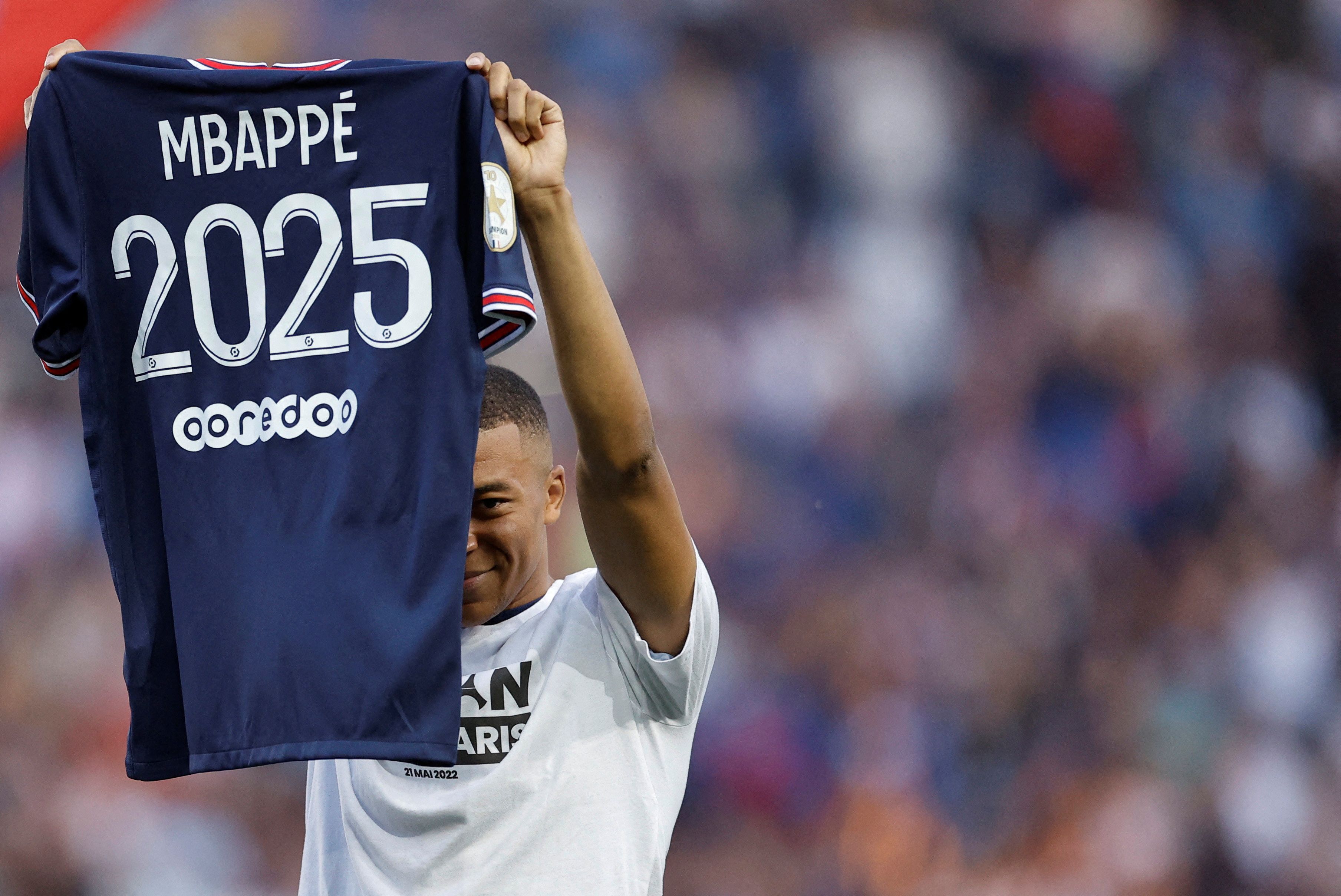 PSG trabajó hasta el último minuto para convencer a Mbappé de renovar y no fichar por Real Madrid (Foto: Reuters)