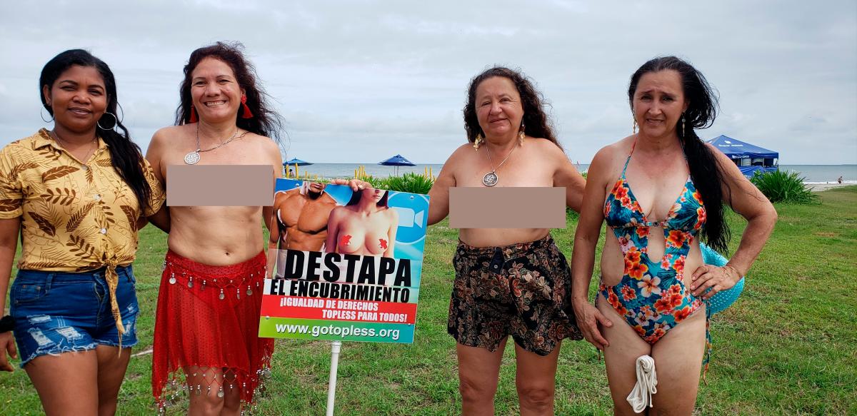 Mujer se niega a pagar multa hacer topless en Cartagena: “Si hombres pueden estar sin camisa, yo también” - Infobae