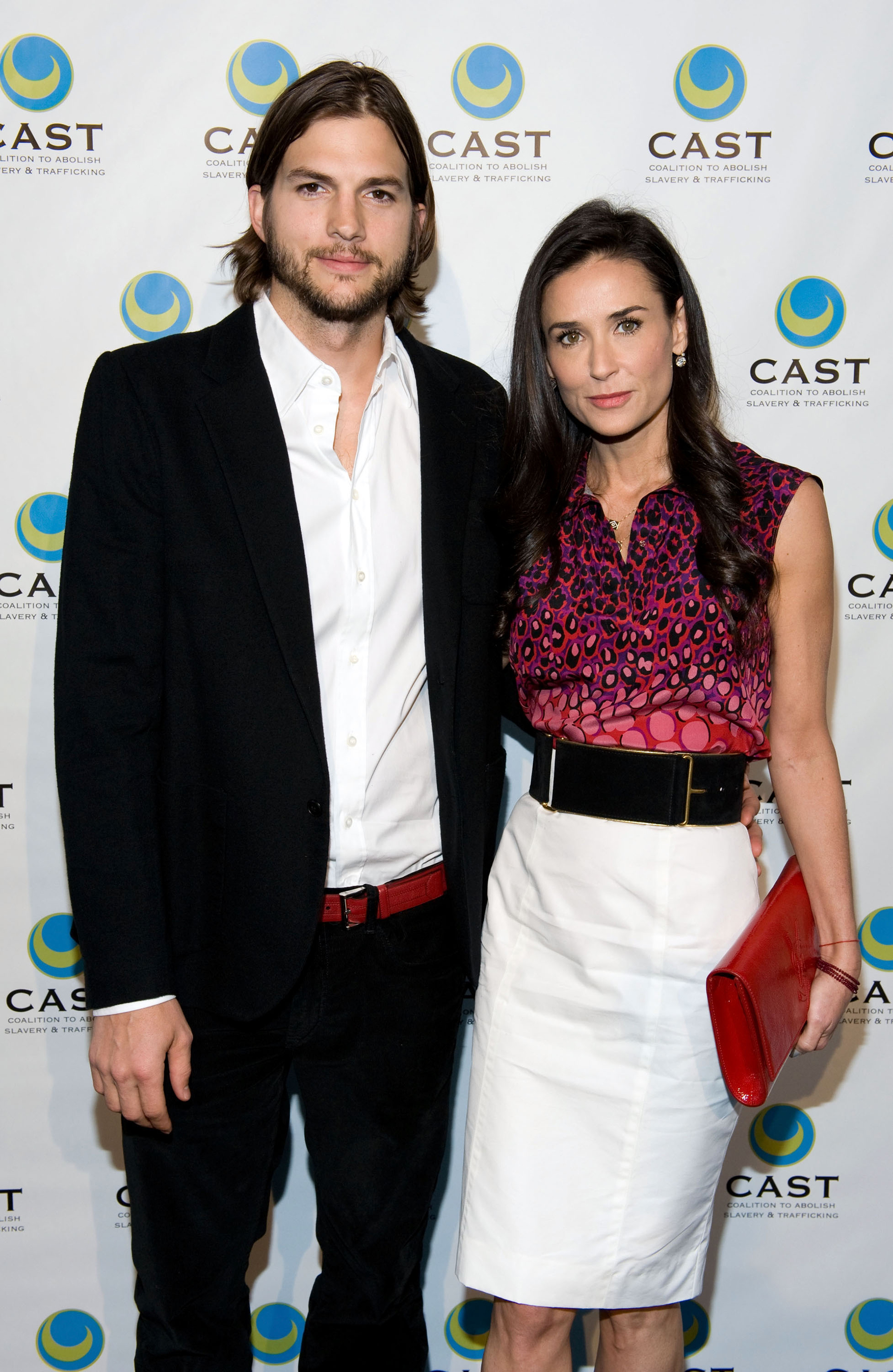 Ashton Kutcher y Demi Moore (Getty Images)