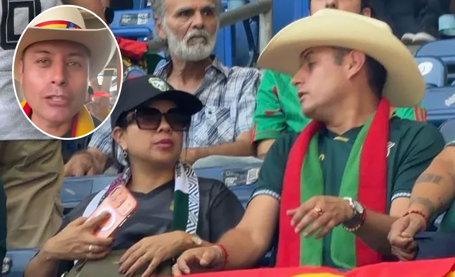Críticas contra Edmand Lara y su esposa por viaje a México para ver el partido de Bolivia con Surinam
