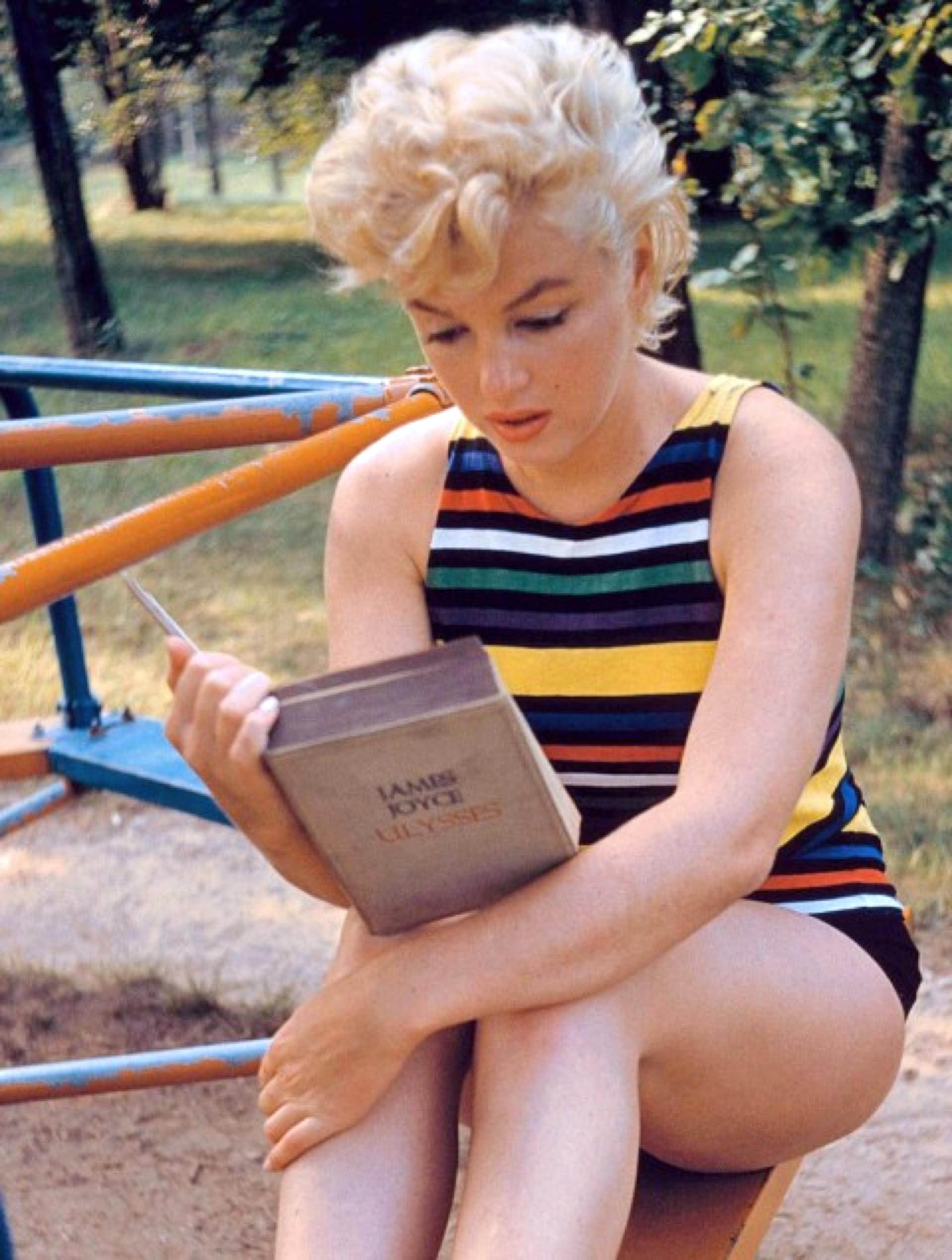 Marilyn leyendo el "Ulises"