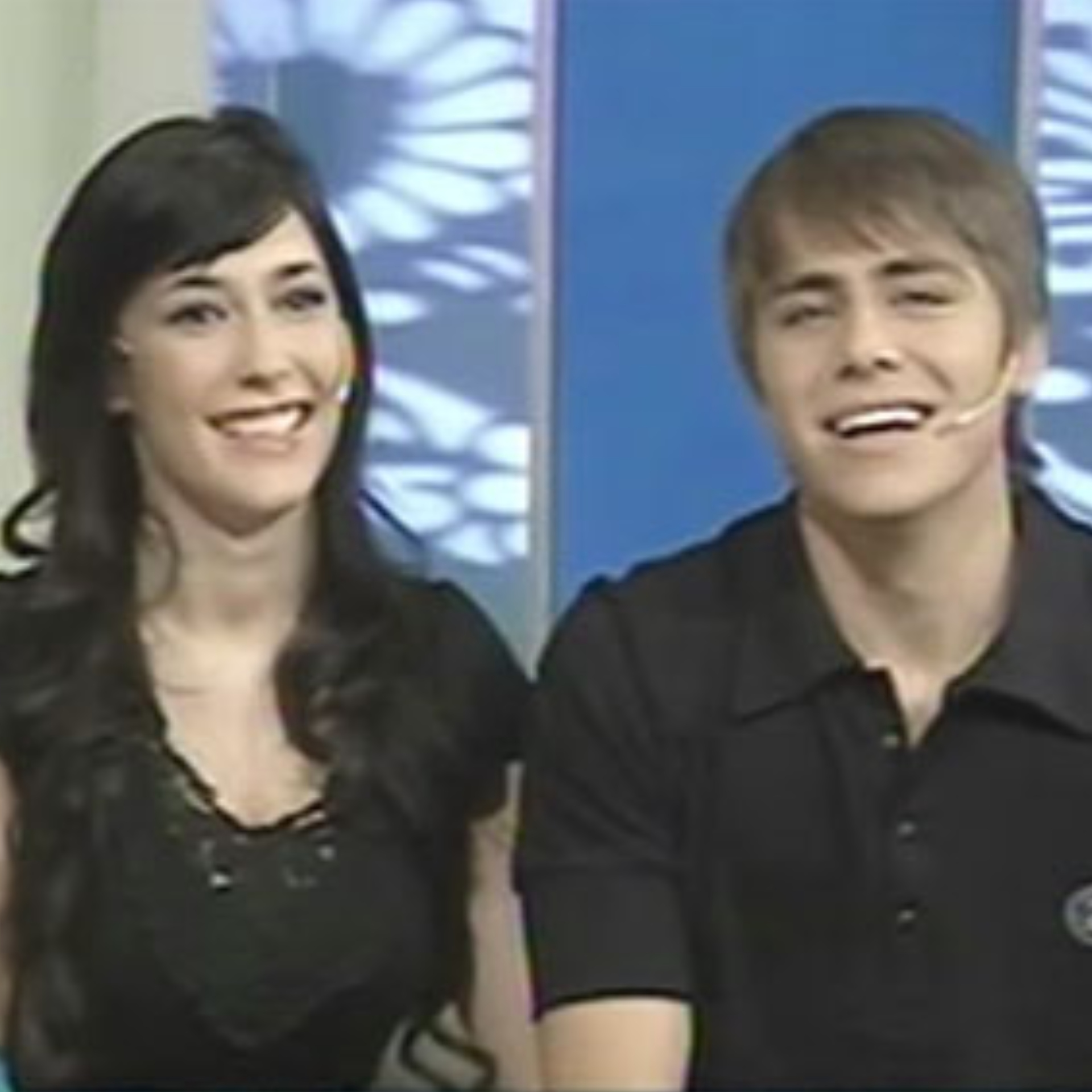 Jésica Hereñú y Martín Pepa, en una entrevista televisiva