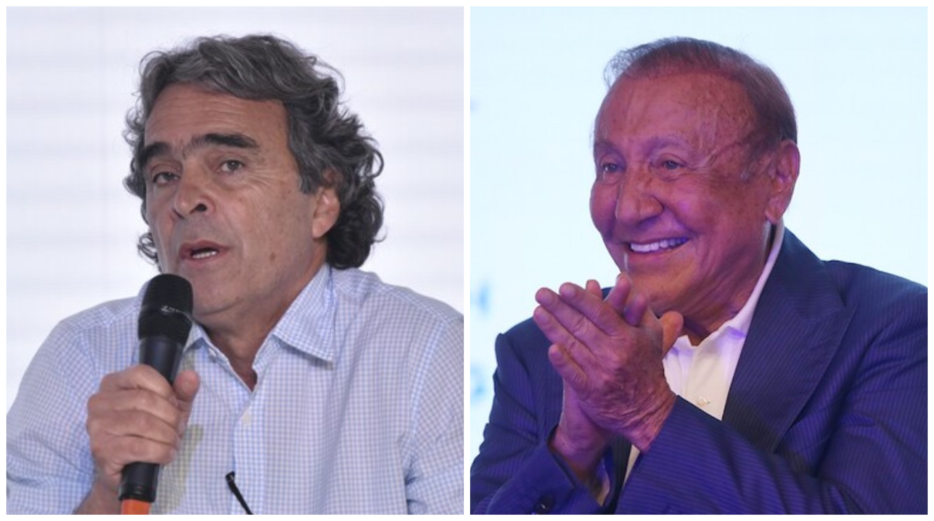 Los candidatos presidenciales Sergio Fajardo y Rodolfo Hernández. Fotos: Asofondos / Colprensa (Camila Díaz)