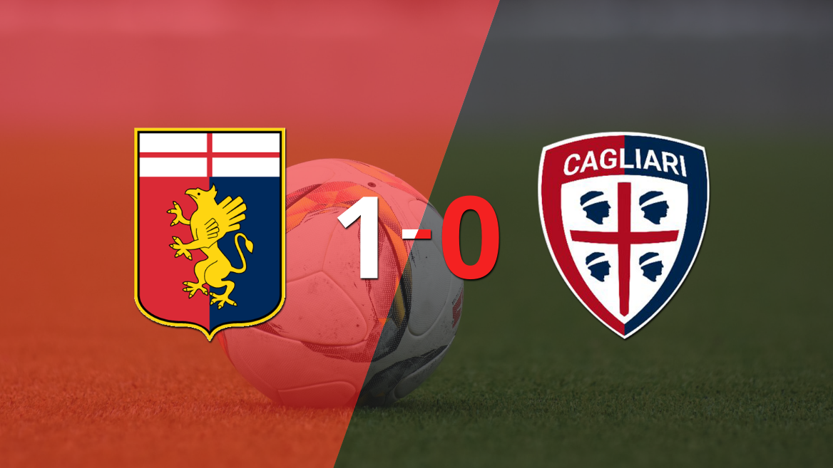Con un solo tanto, Genoa derrotó a Cagliari en el estadio Luigi Ferraris
