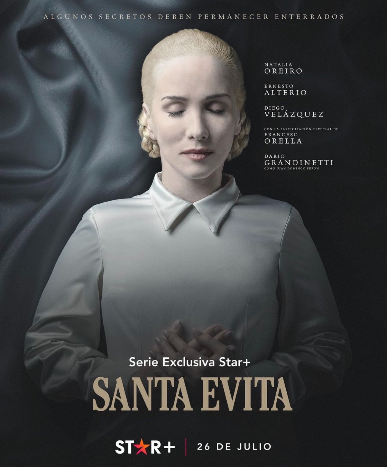 Póster de "Santa Evita", que se estrenará dentro de poco. (Star Plus)