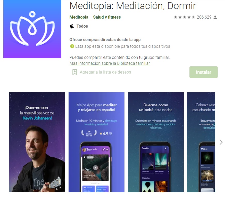 Meditopia tiene más de 150 meditaciones disponibles