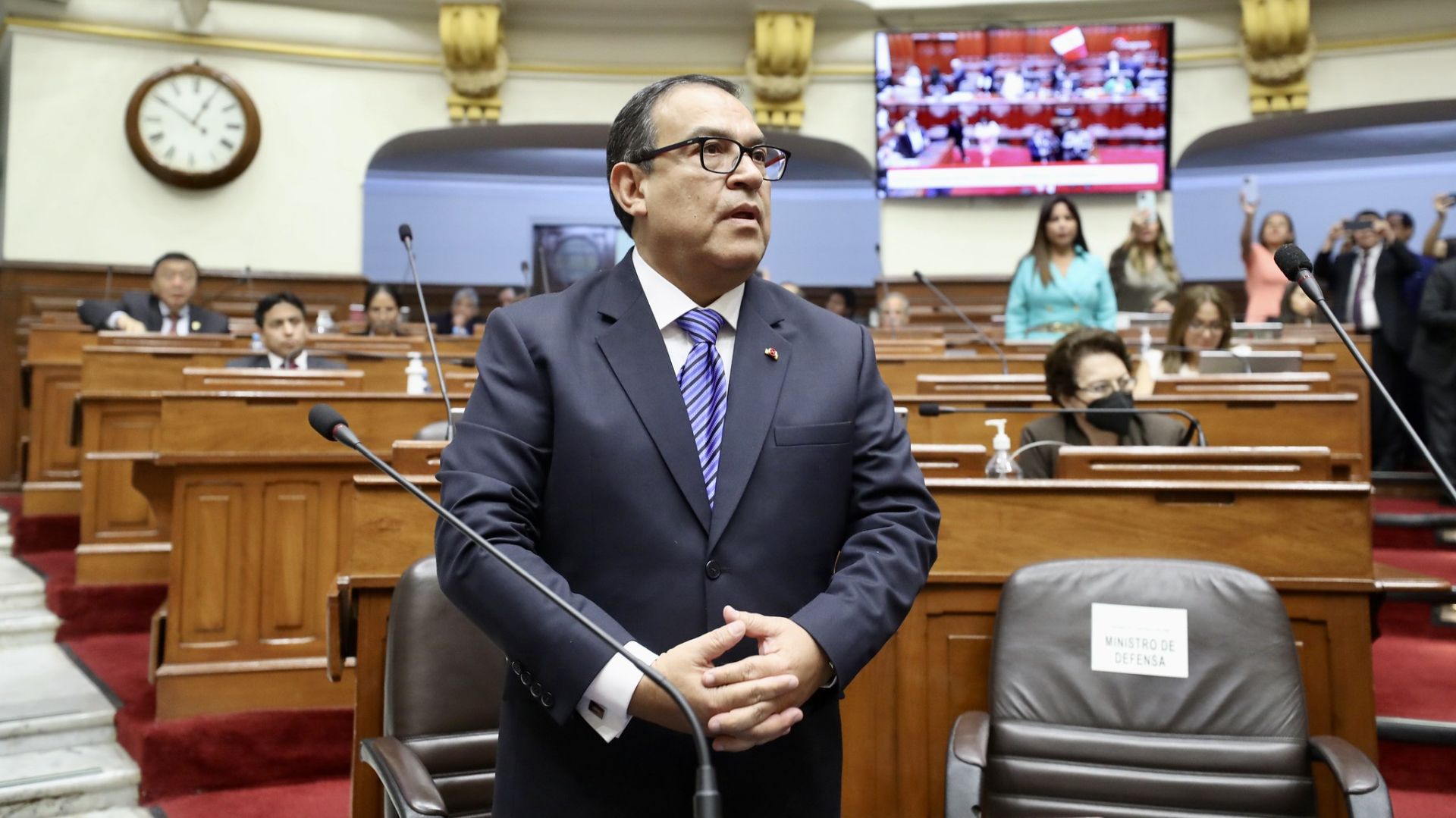 Alberto Otárola se presenta en el Congreso de la República