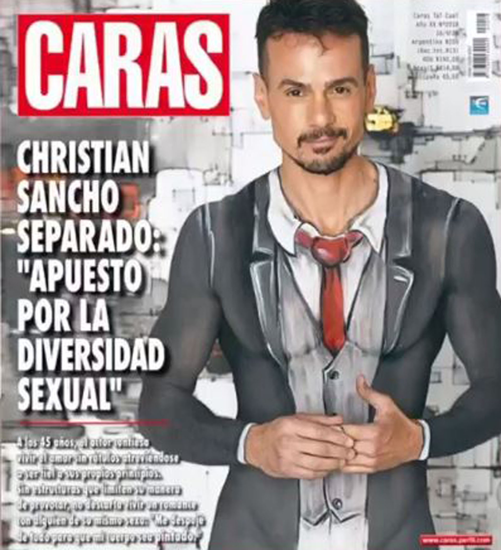 Christian Sancho generó revuelo al asegurar que apostaba por la diversidad sexual (Foto: Instagram)