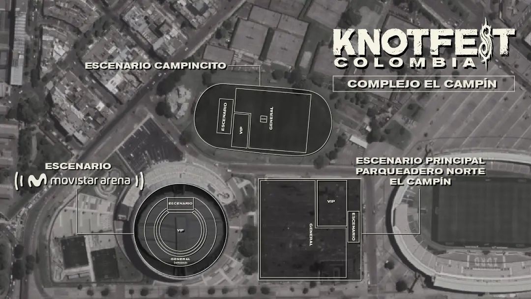 Knotfest Colombia 2022 confirma su escenario