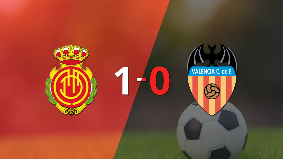 A Mallorca le alcanzó con un gol para derrotar a Valencia en el estadio Visit Mallorca Estadi