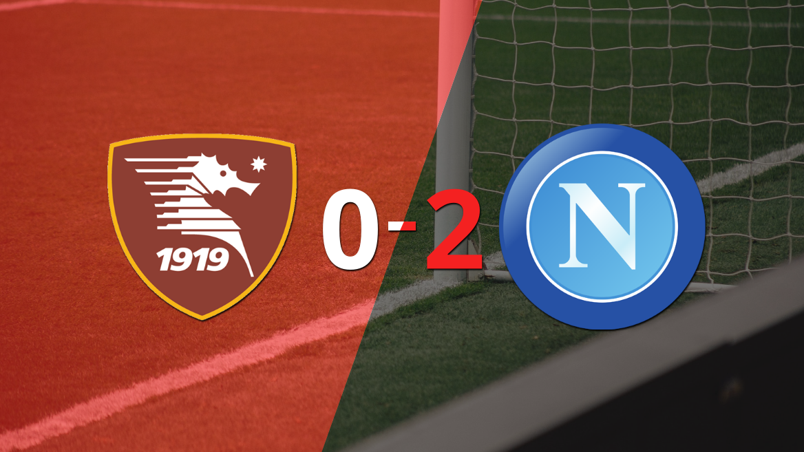 Salernitana no pudo en casa con Napoli y cayó 2-0
