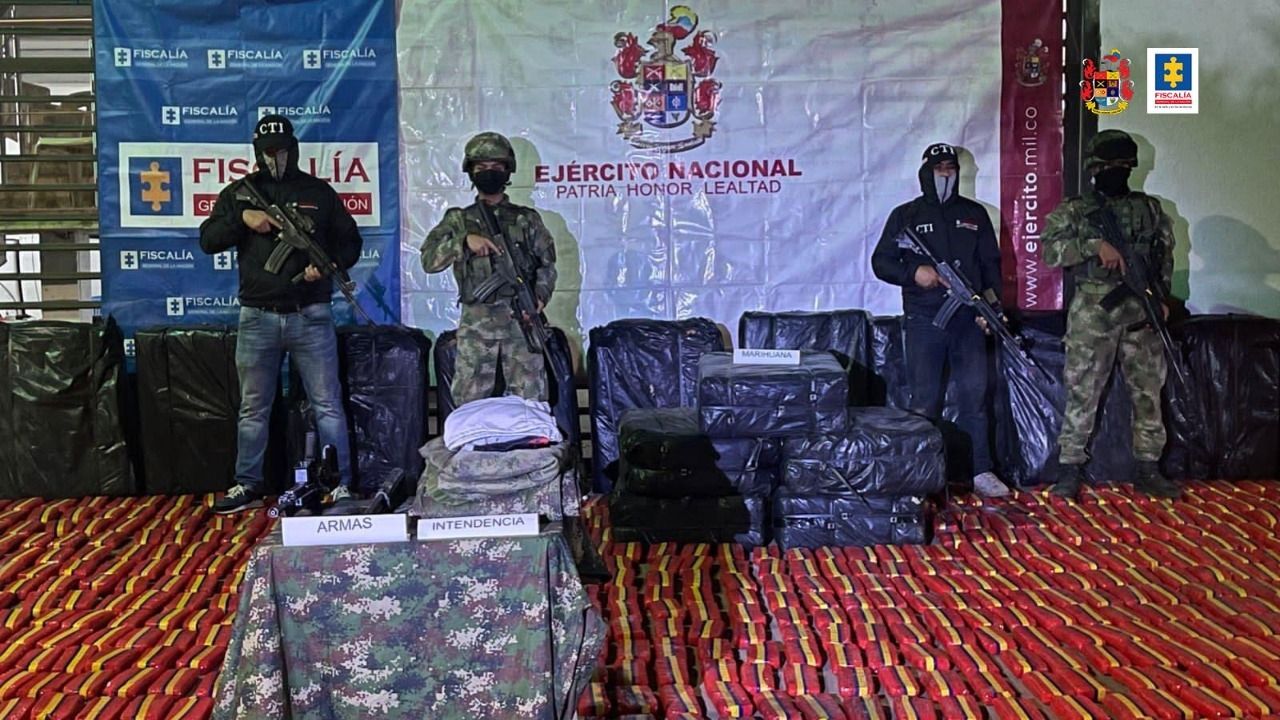 Ejército Nacional incautó cerca de una tonelada de marihuana en Palmira, Valle del Cauca