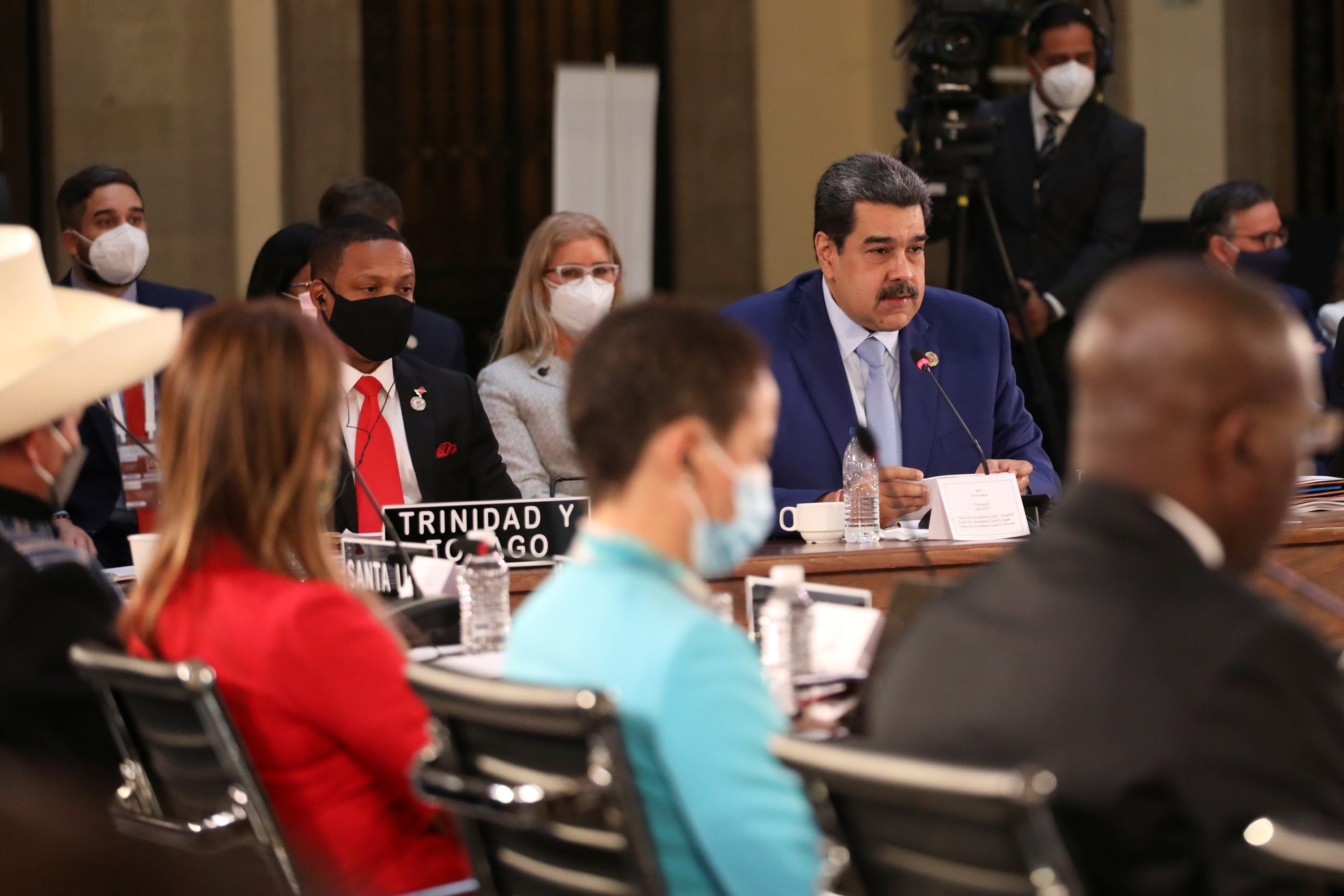 Este sábado se llevó a cabo la VI Cumbre de Comunidad de Estados Latinoamericanos y Caribeños (Celac) en Palacio Nacional. (Foto: Presidencia de México vía REUTERS )