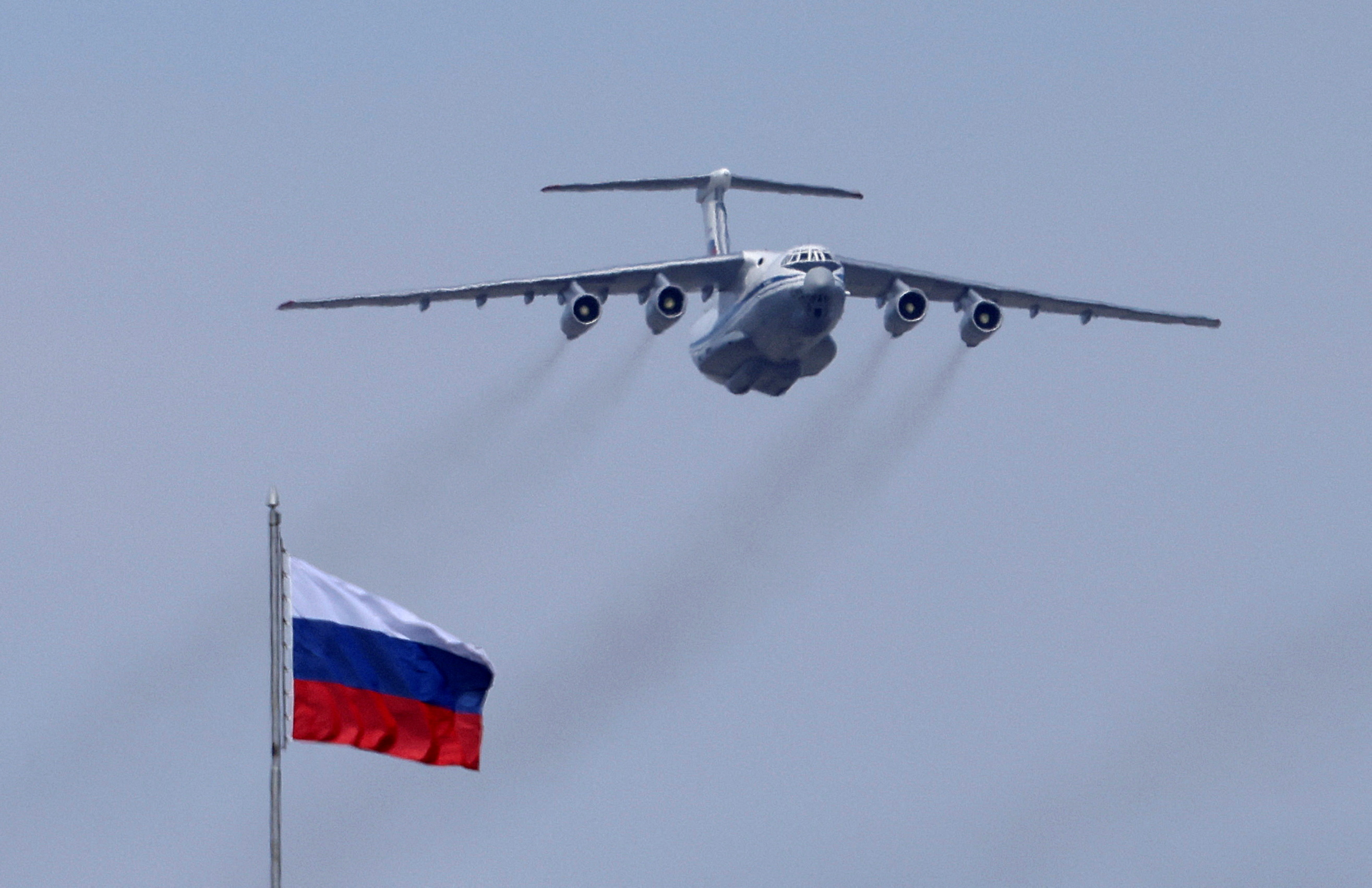 Las fortalezas militares del Kremlin recaen, principalmente, en su flota de aviones, de más de 4 mil unidades (REUTERS)