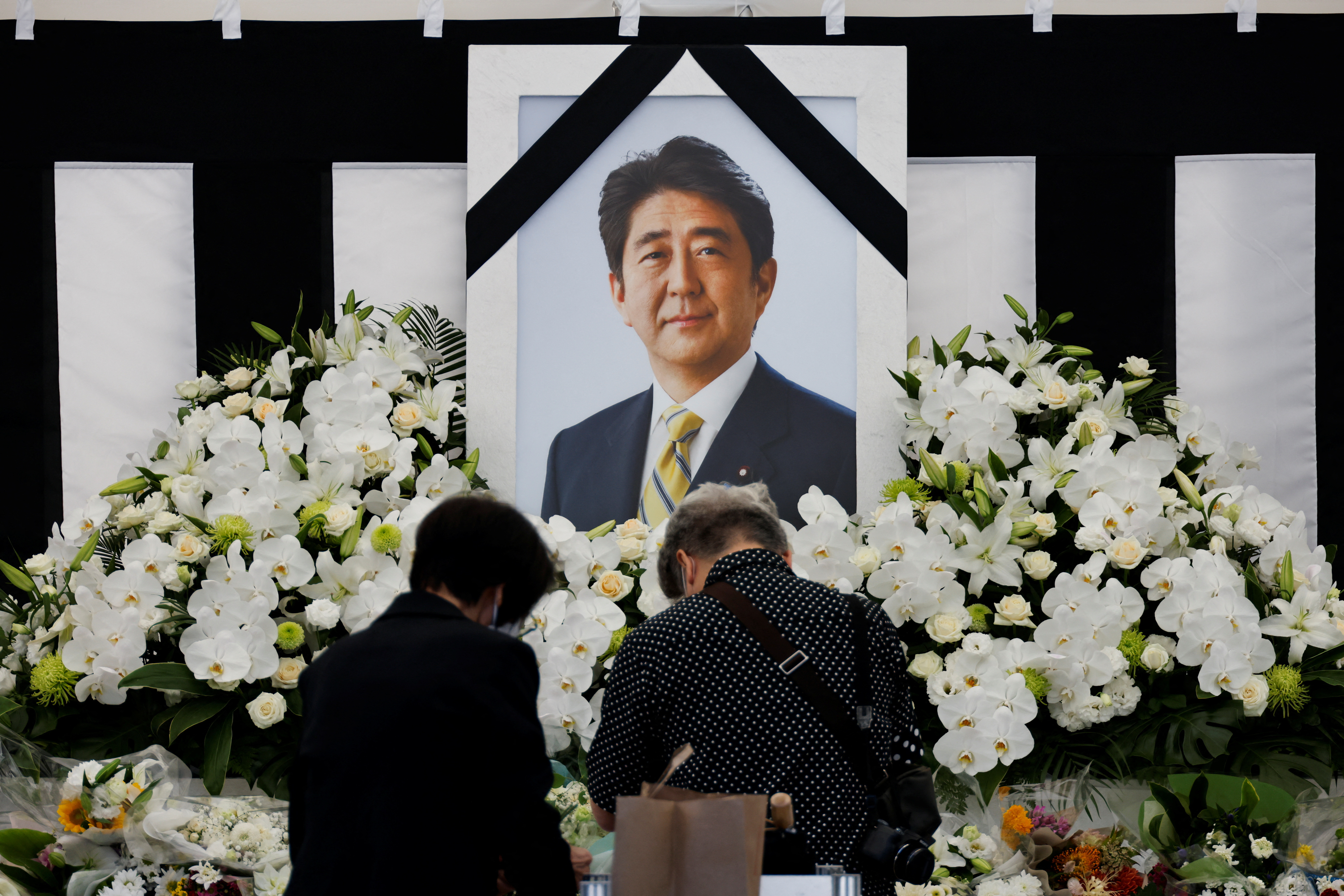 Japón despide a Shinzo Abe en un funeral de Estado  REUTERS/Issei Kato