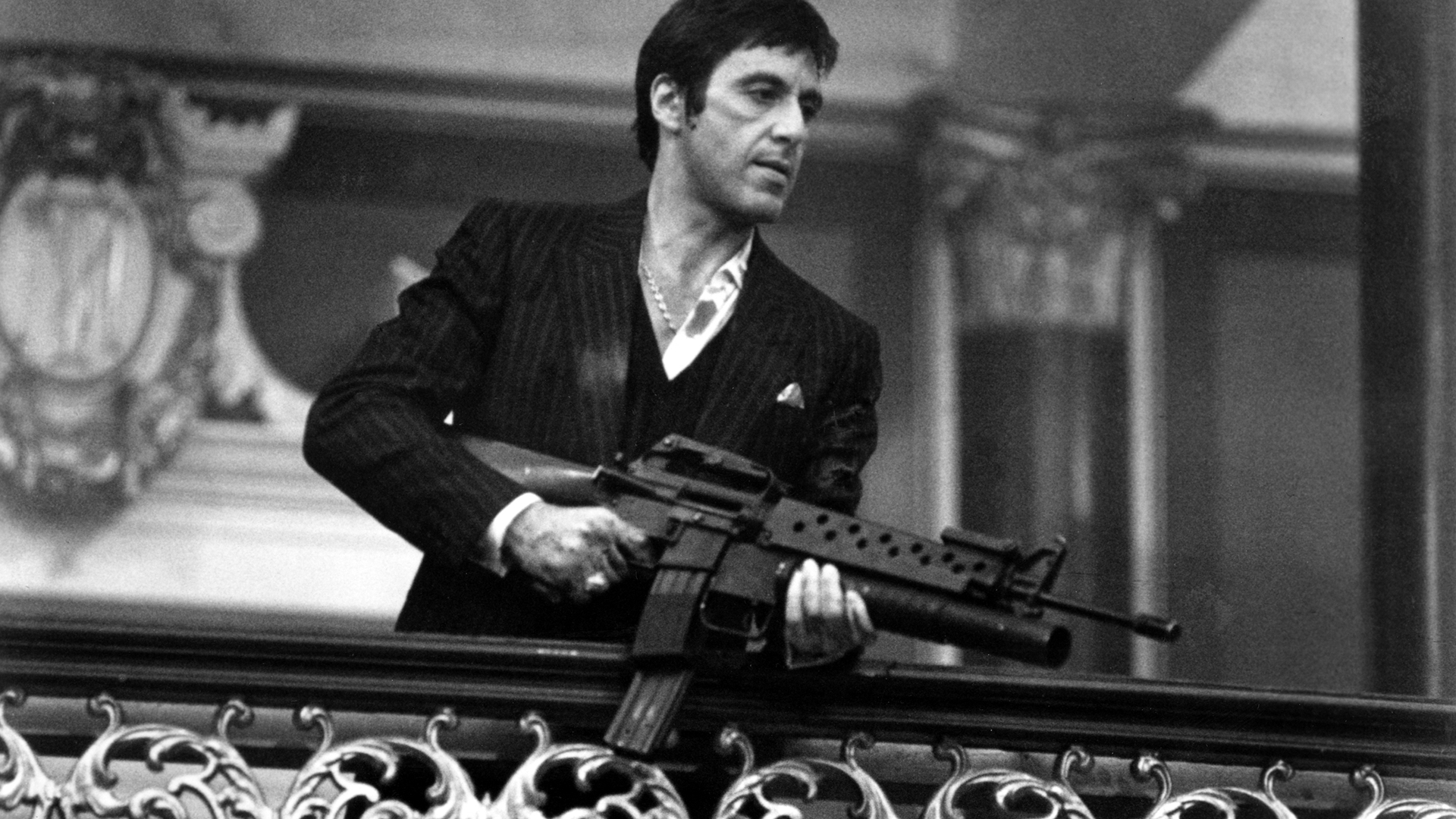 El Tony Montana de Pacino es uno de los grandes personajes del cine moderno. Scarface de Brian De Palma se convirtió en un clásico (Michael Ochs Archives/Getty Images)