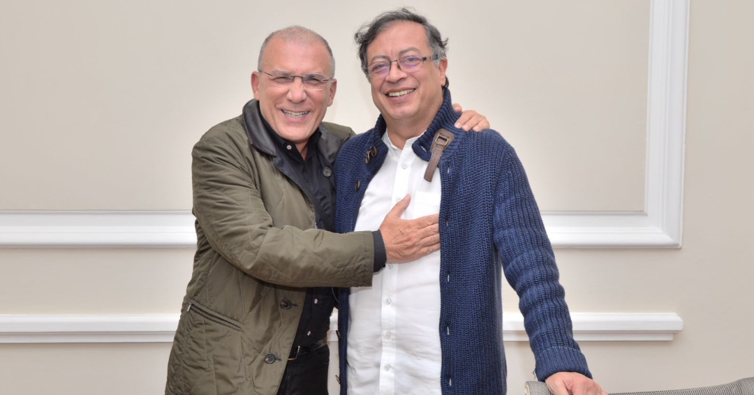 Roy Barreras y Gustavo Petro despejaron rumores sobre sus diferencias con un almuerzo