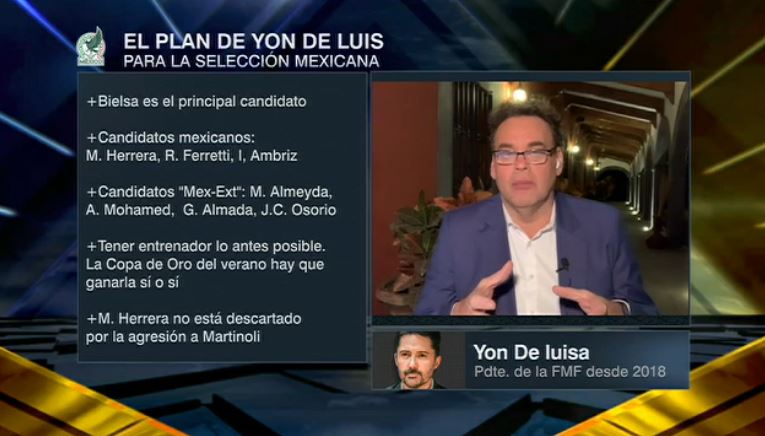 Los planes de Yon de Luisa para la Selección Mexicana (Foto: ESPN México)