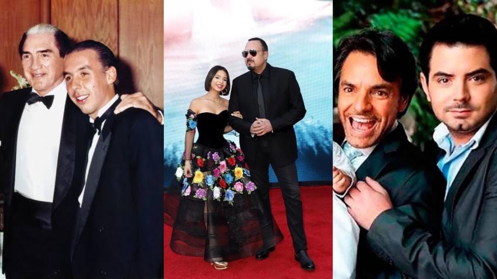 Los padres e hijos más famosos de México 
(Fotos: Especial)