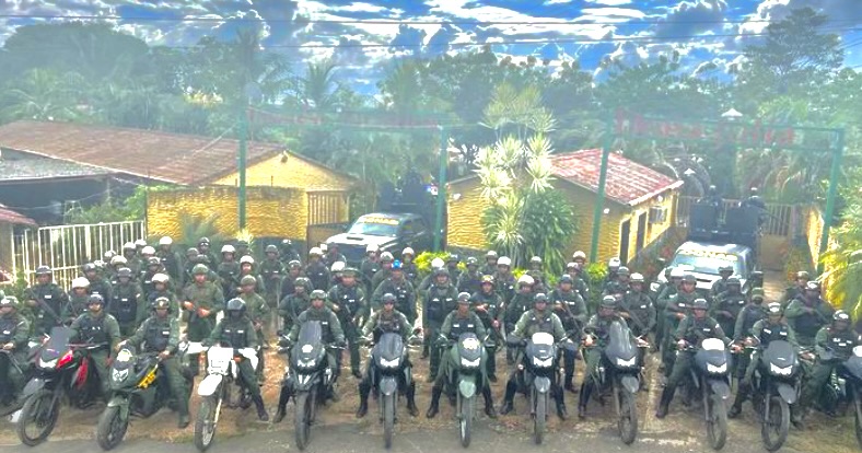 Cientos de soldados en la Operación Roraima