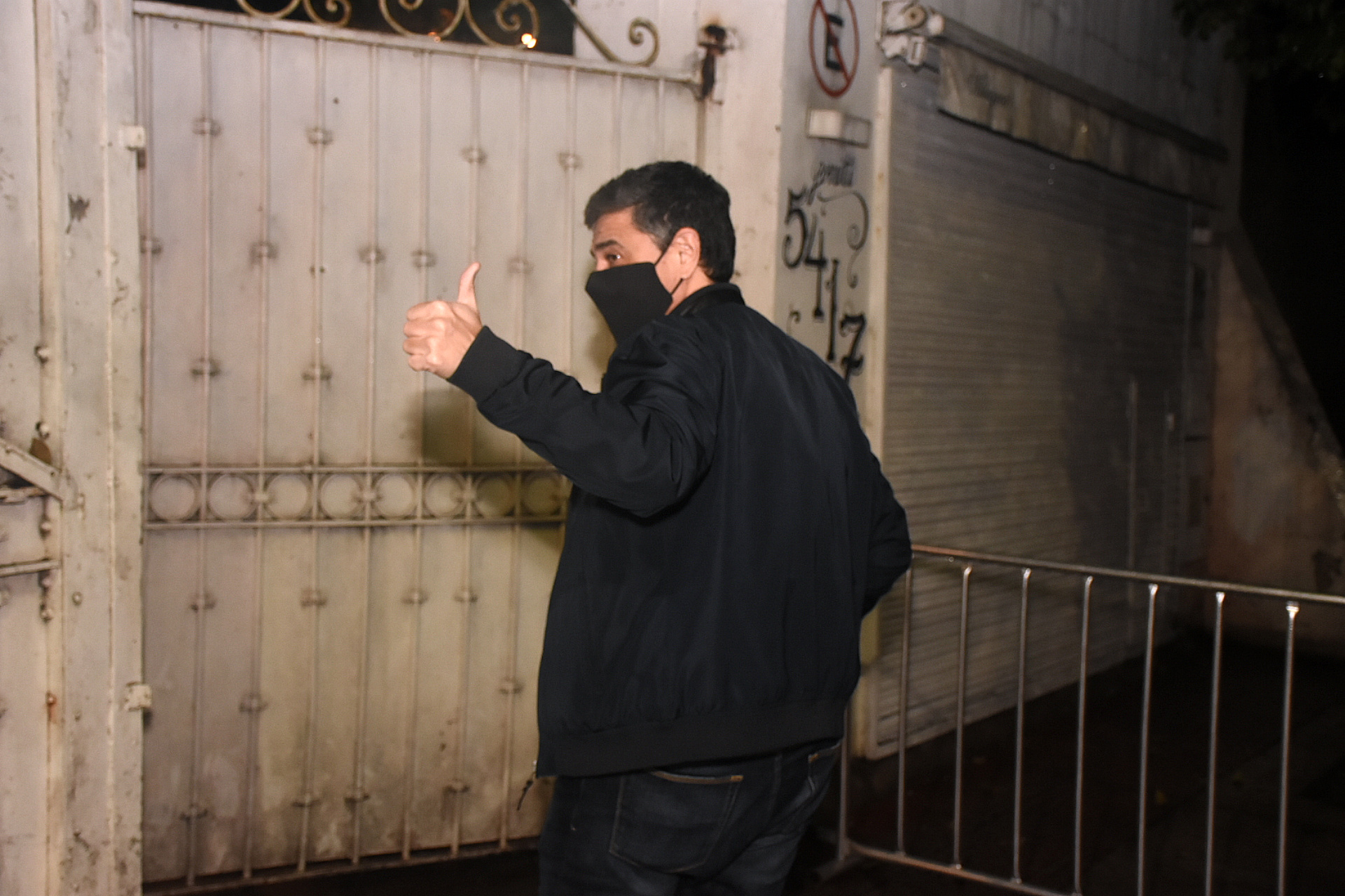 Jorge Macri, anoche, en la reunión de Juntos por el Cambio (Foto: Nicolás Stulberg)