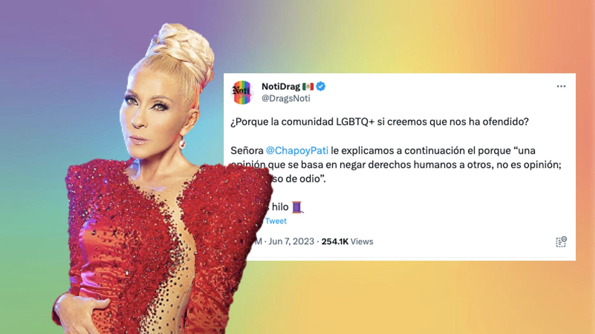 Comunidad LGBT+ explica a Pati Chapoy con pruebas por qué Yuri “es homofóbica”