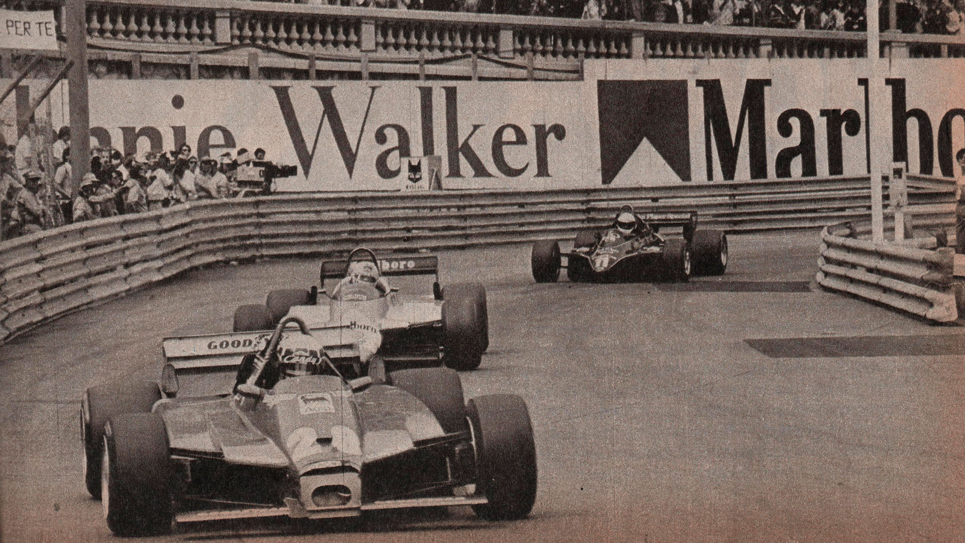 Didier Pironi también estuvo en la vanguardia, pero fue otro que se quedó sin combustible a media vuelta del final (Archivo CORSA)