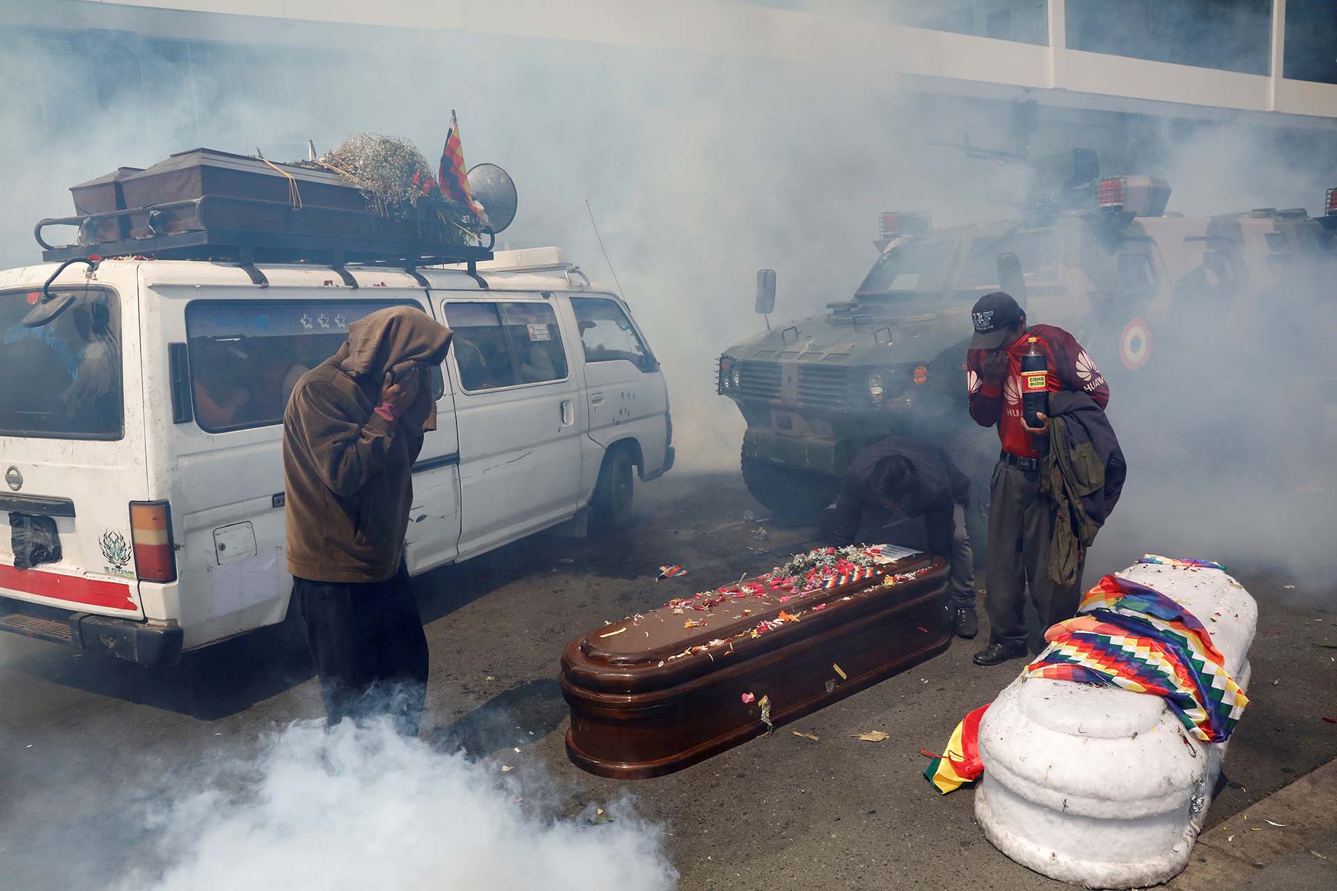 Las protestas de noviembre de 2019 en Bolivia (REUTERS/Marco Bello)
