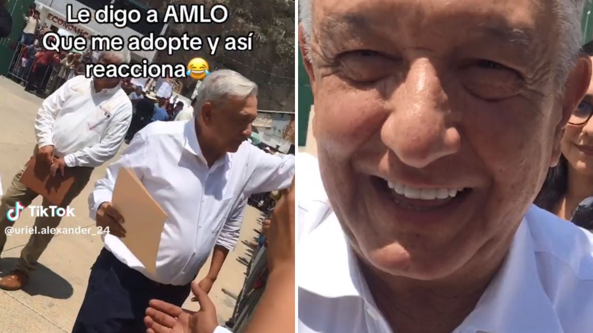 “Andrés, adóptame”: petición de joven a AMLO se vuelve viral 