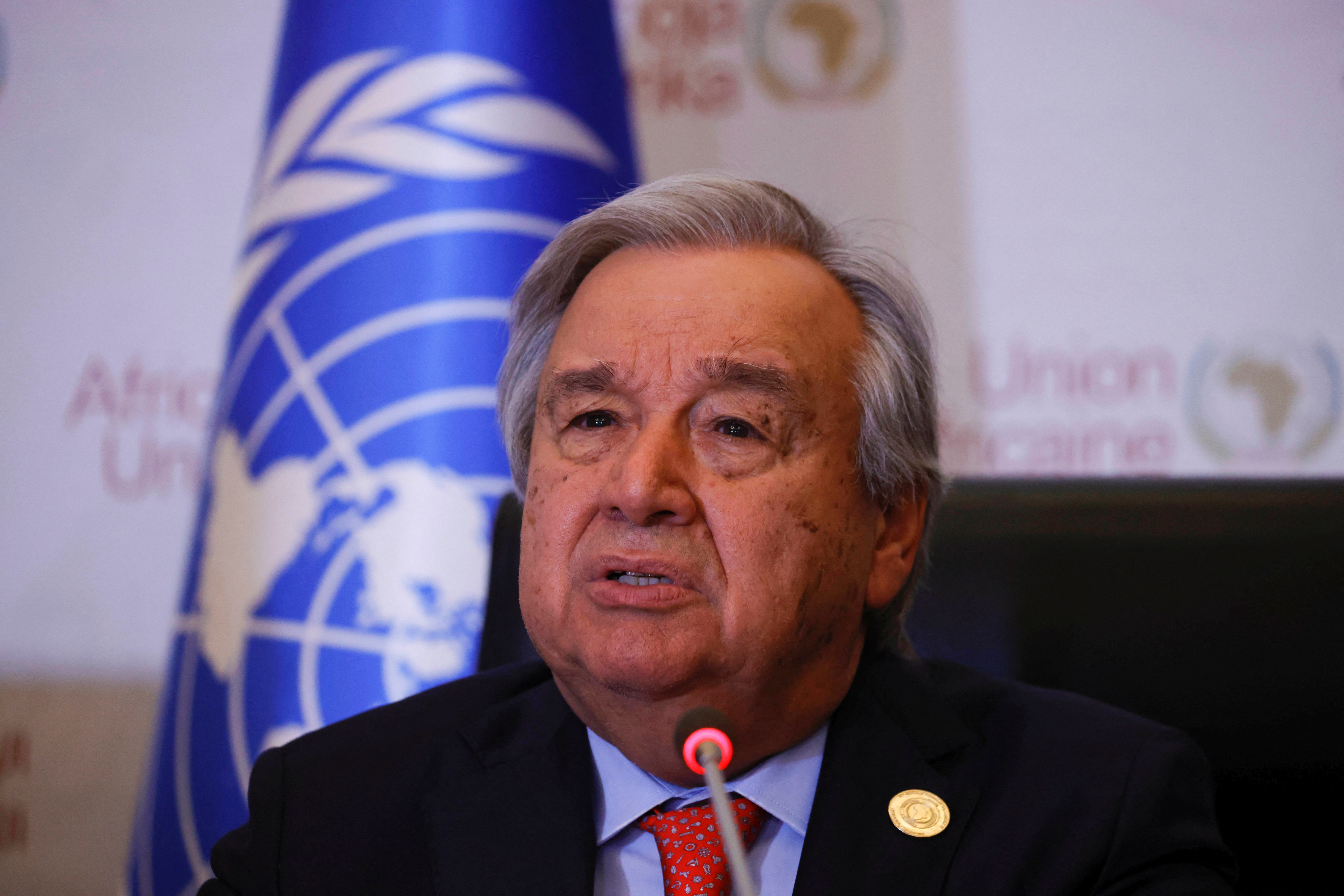 El Secretario General de ONU, Antonio Guterres, dijo que la subida del nivel del mar ya está creando nuevas fuentes de inestabilidad y conflicto (REUTERS/Tiksa Negeri)