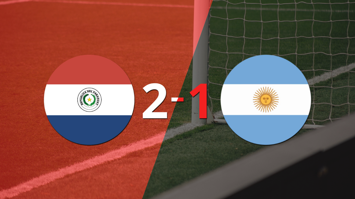 Paraguay logra 3 puntos al vencer de local a Argentina 2-1