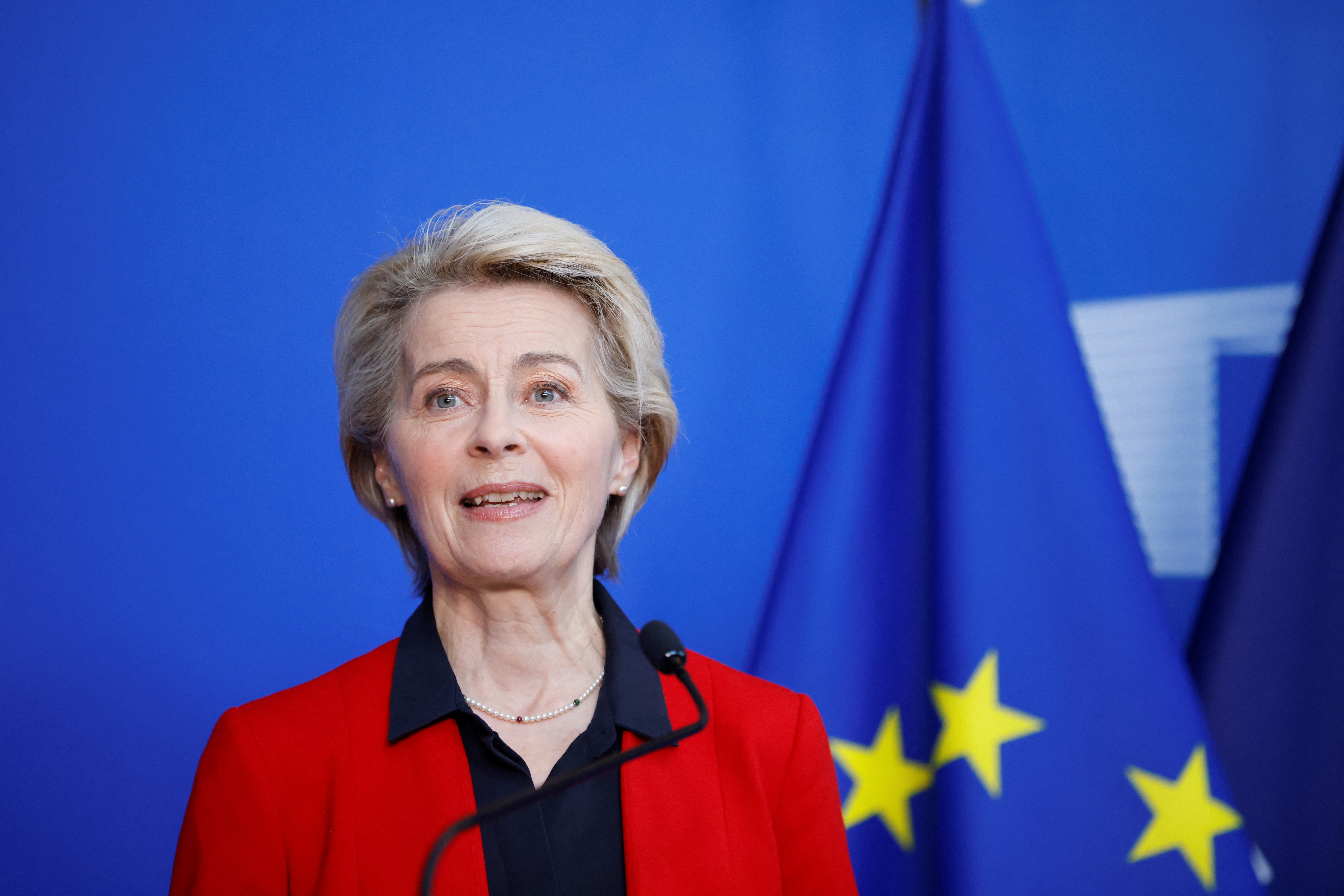 Ursula von der Leyen aseguró que la UE asistirá a las víctimas del terremoto (REUTERS)