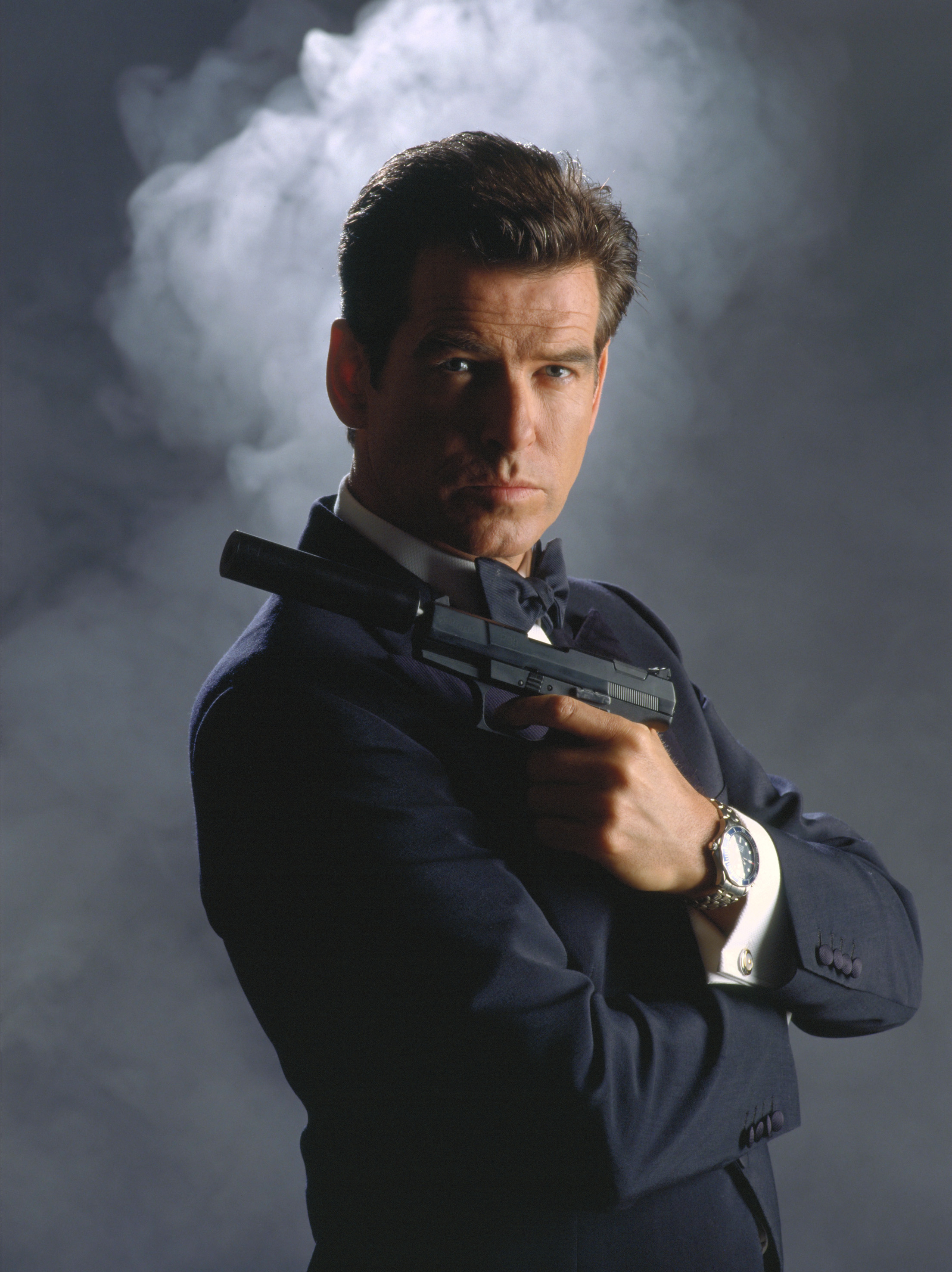 Pierce Brosnan en un legendario 007. (Foto de Keith Hamshere/Sygma via Getty Images)