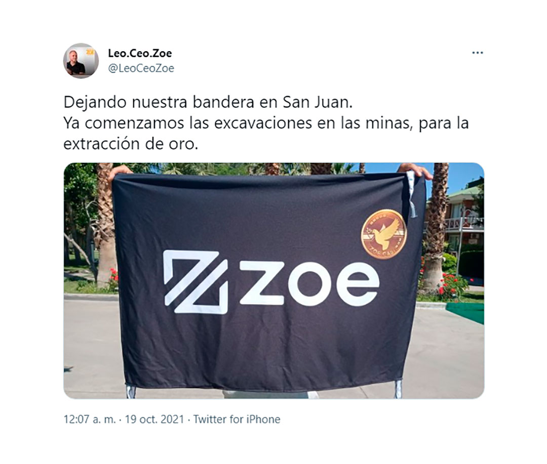 Un posteo de Cositorto habla de "excavaciones" en San Juan