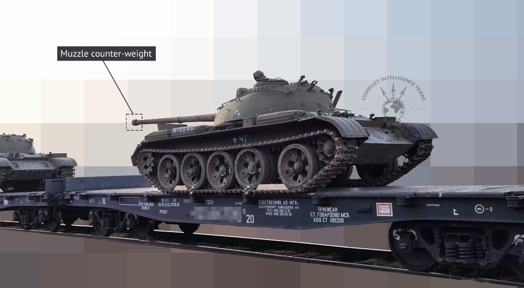 T-54B modernizado del T-54 M1951 (Conflict Intelligence Team)