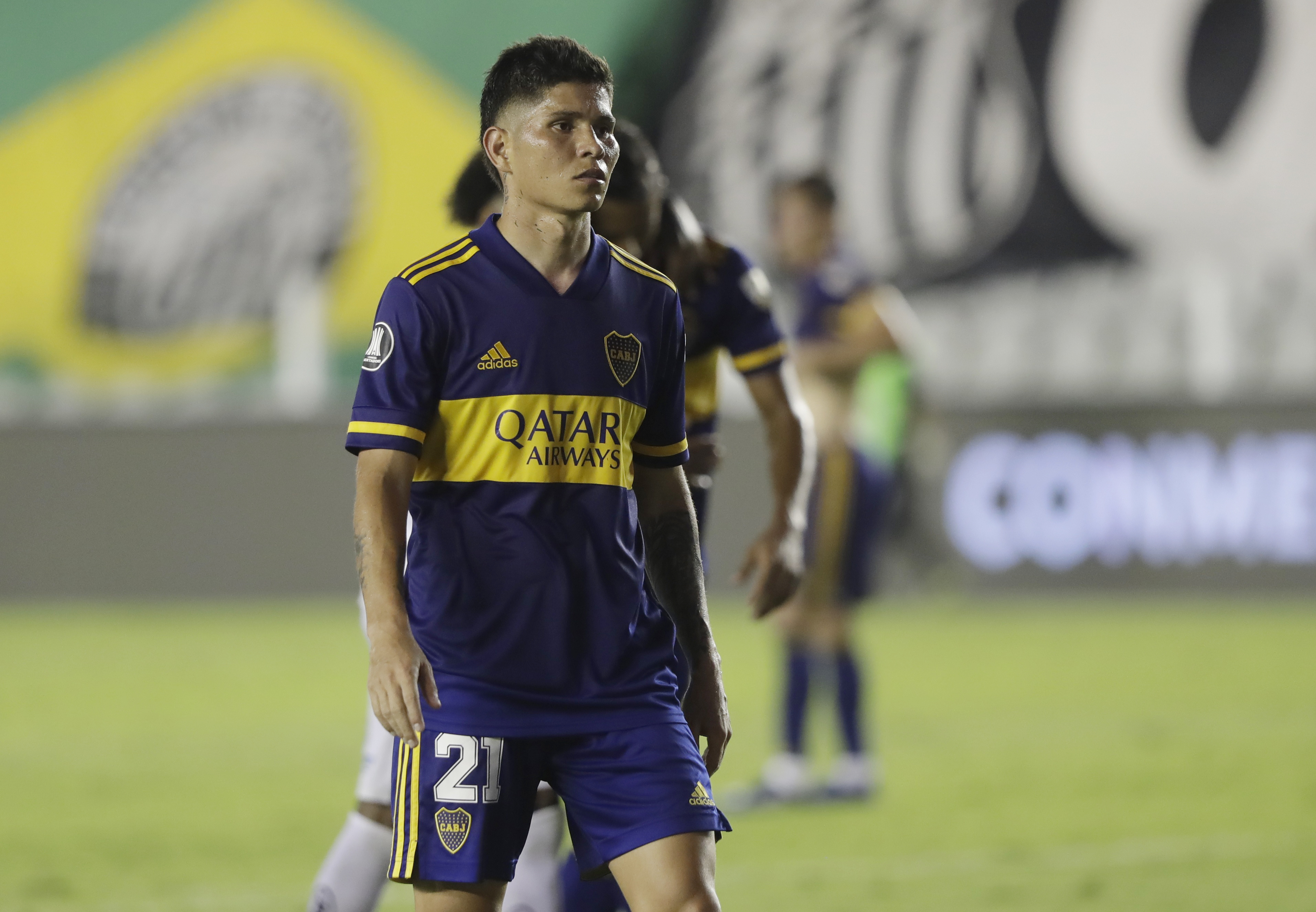 Campuzano fue fichado por Boca en 2019, lleva dos años en Argentina y tramita su ciudadanía (REUTERS/Andre Penner)