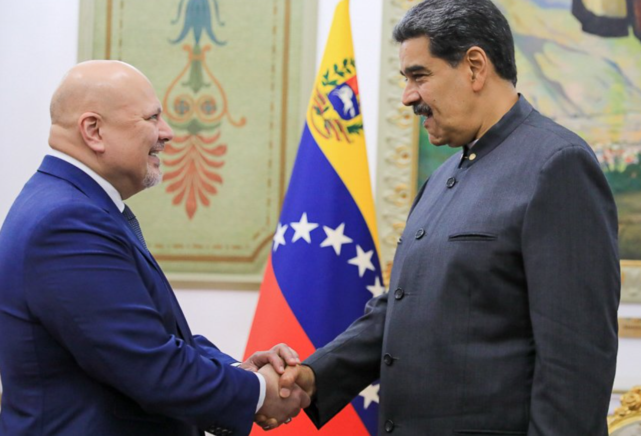 El fiscal de la CPI se reunió con el dictador Nicolás Maduro en medio de investigaciones por crímenes de lesa humanidad. (TWITTER)