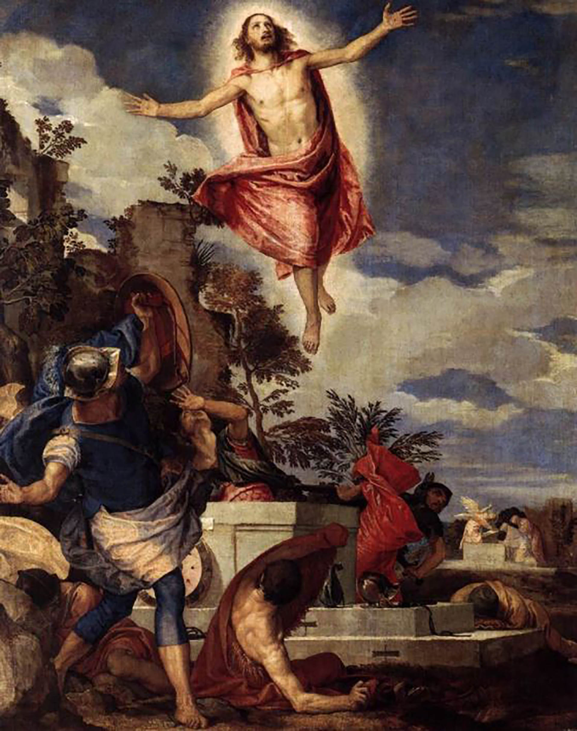 La resurrección de Cristo de Paolo Veronese circa 1570