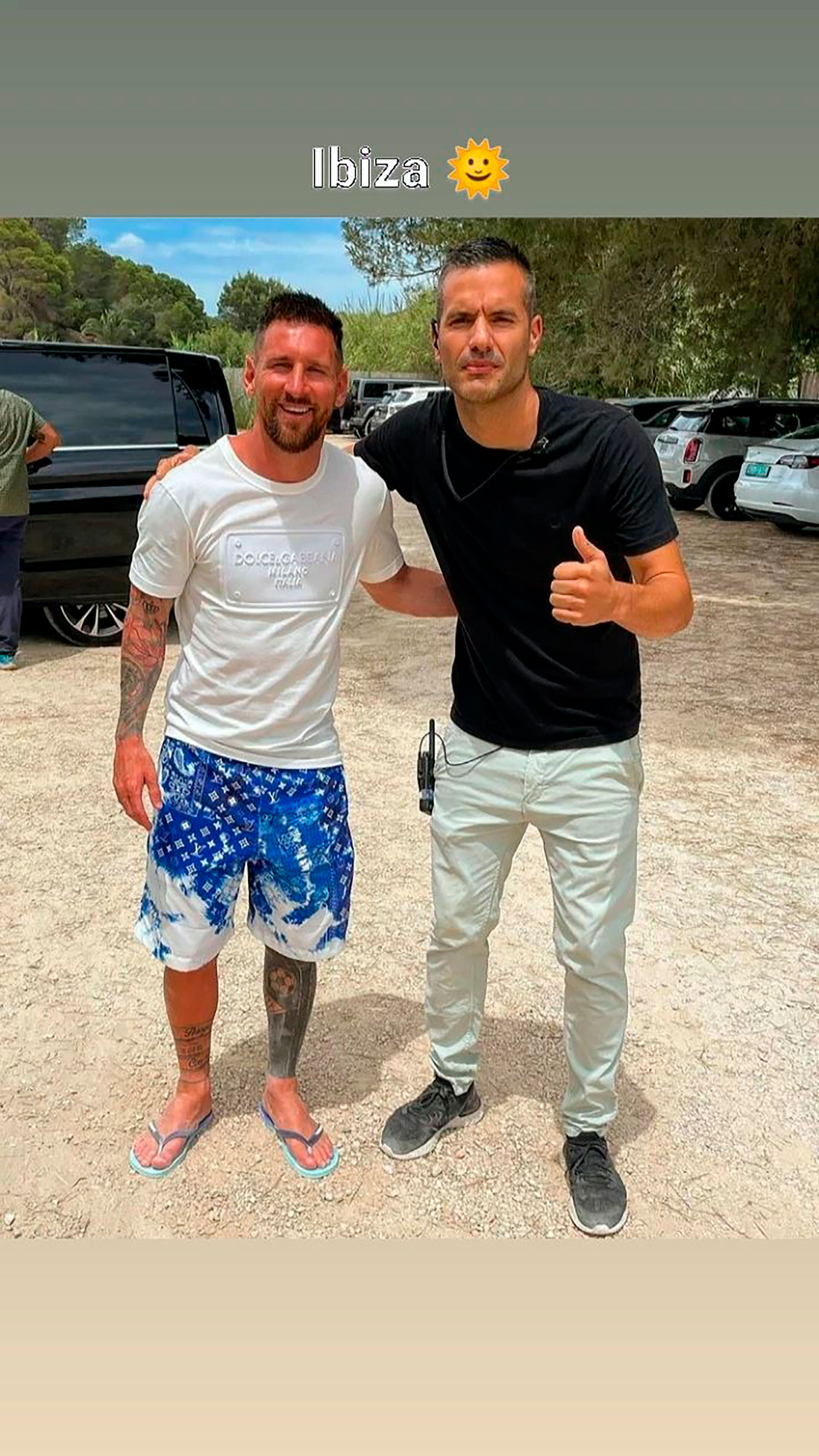 Lionel Messi festejó su cumpleaños en Ibiza. 