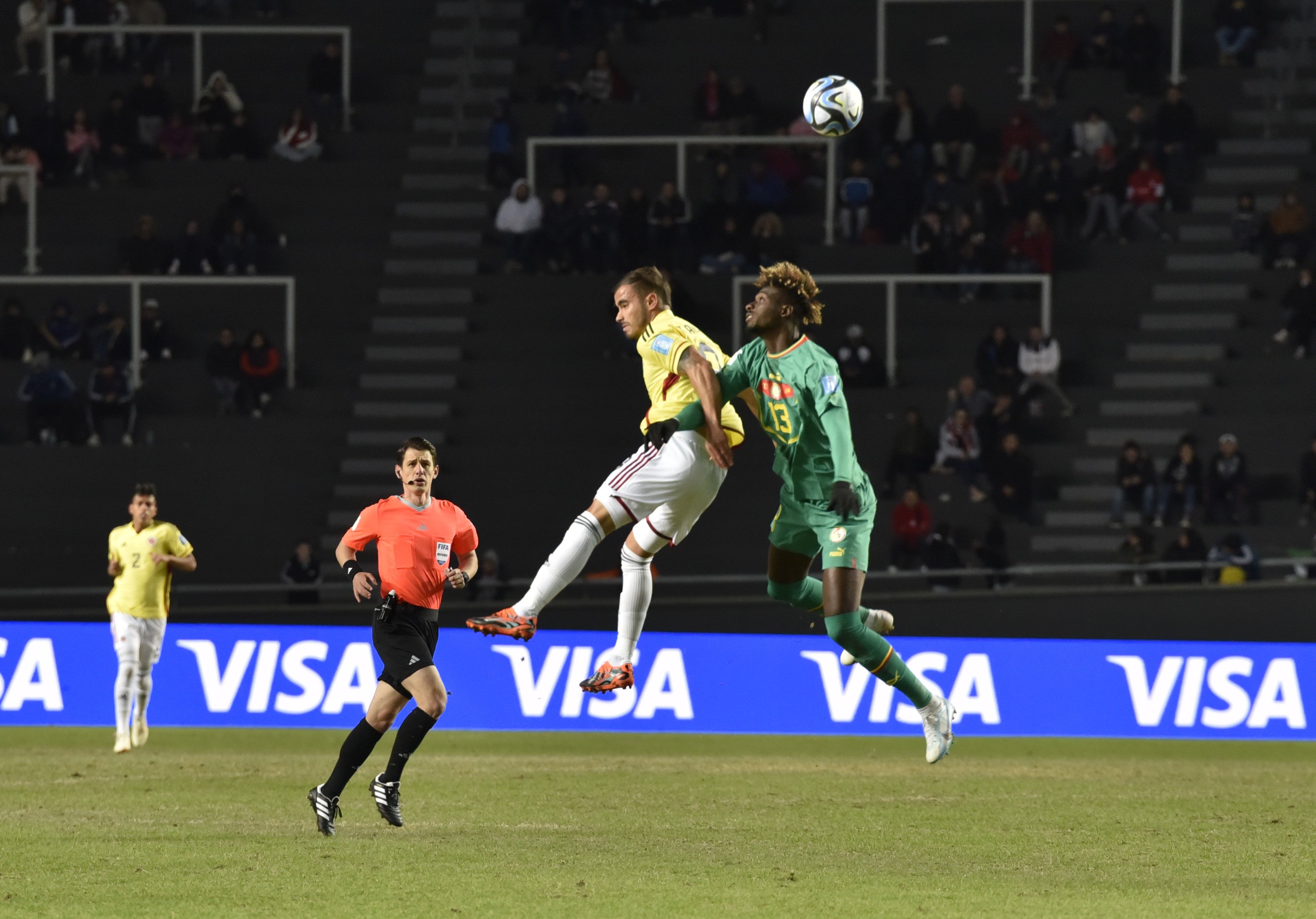 Colombia empató 1-1 con Senegal en La Plata por el mundial sub-20 de Argentina. Federación Colombiana de Fútbol