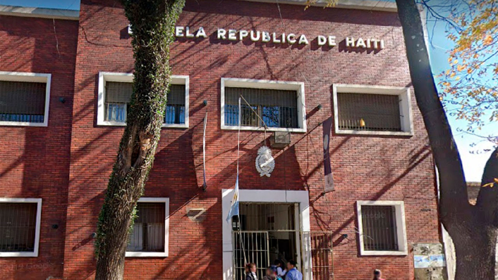 La escuela N°11 "Republica de Haíti" en el barrio de Barracas, donde la niña de 11 años iba a clases 