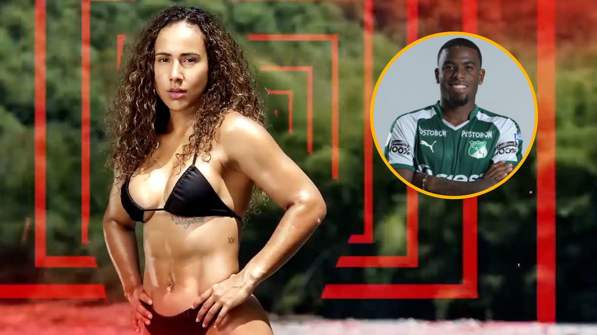 Jugador del Deportivo Cali prometió que se casará con una participante del “Desafío The Box”